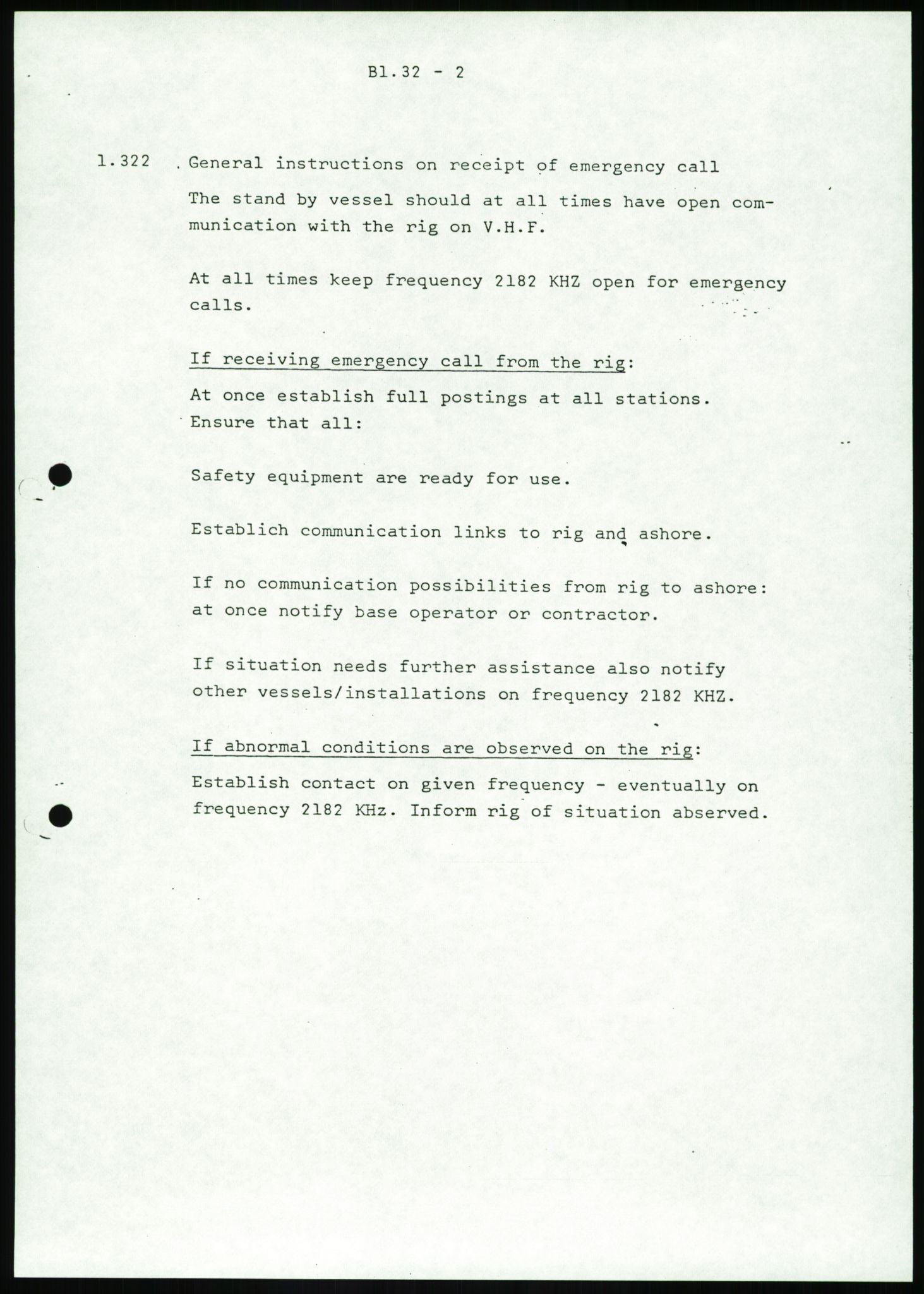 Justisdepartementet, Granskningskommisjonen ved Alexander Kielland-ulykken 27.3.1980, AV/RA-S-1165/D/L0016: O Beredskapsplaner (Doku.liste + O1-O3 av 3), 1980-1981, s. 338