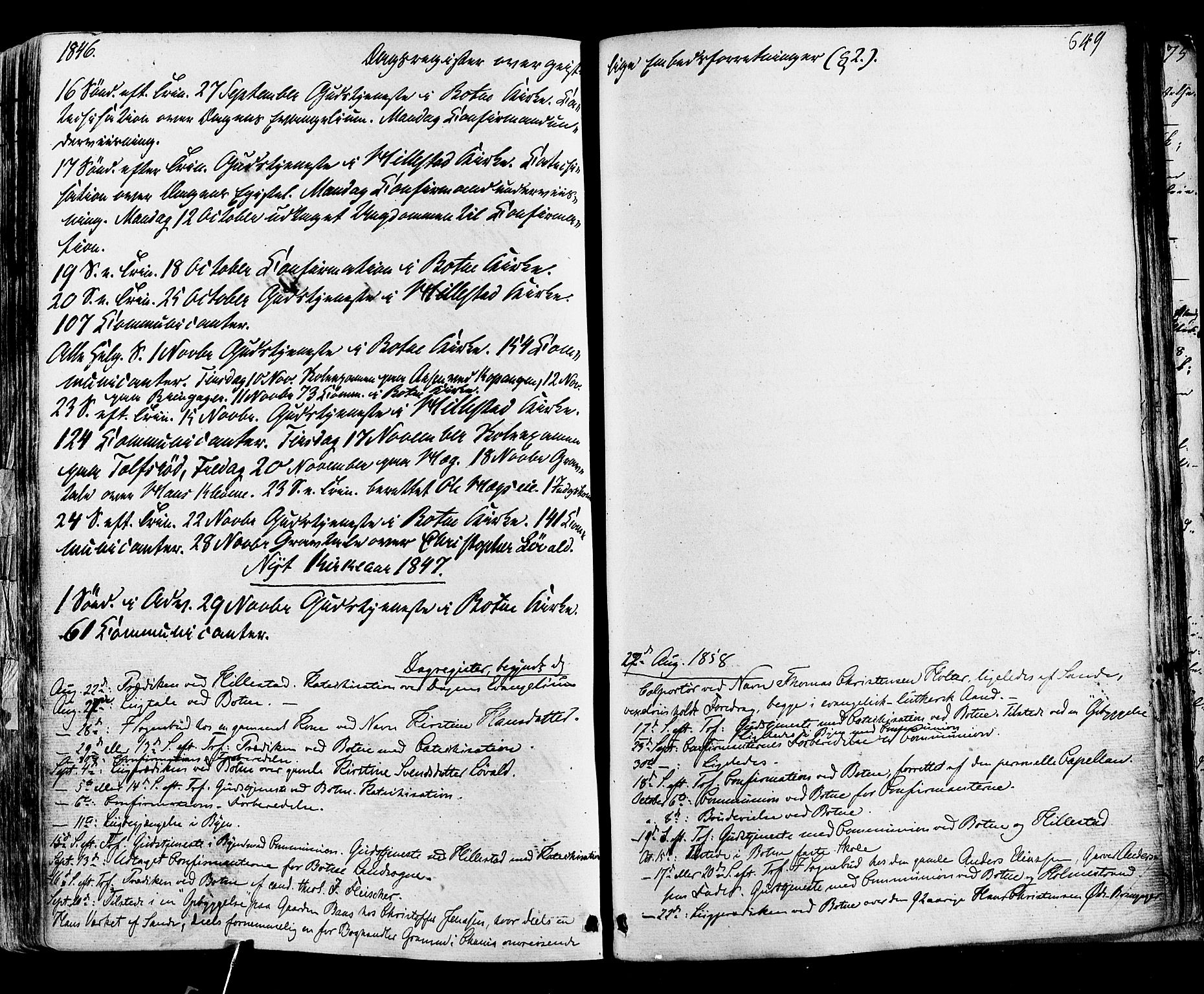 Botne kirkebøker, SAKO/A-340/F/Fa/L0006: Ministerialbok nr. I 6, 1836-1877, s. 649