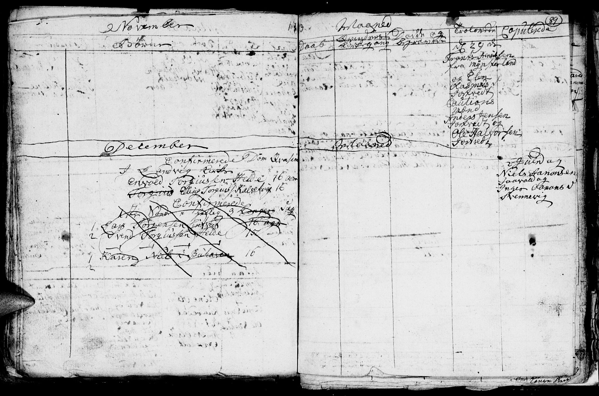 Hommedal sokneprestkontor, AV/SAK-1111-0023/F/Fb/Fba/L0001: Klokkerbok nr. B 1, 1758-1791, s. 89
