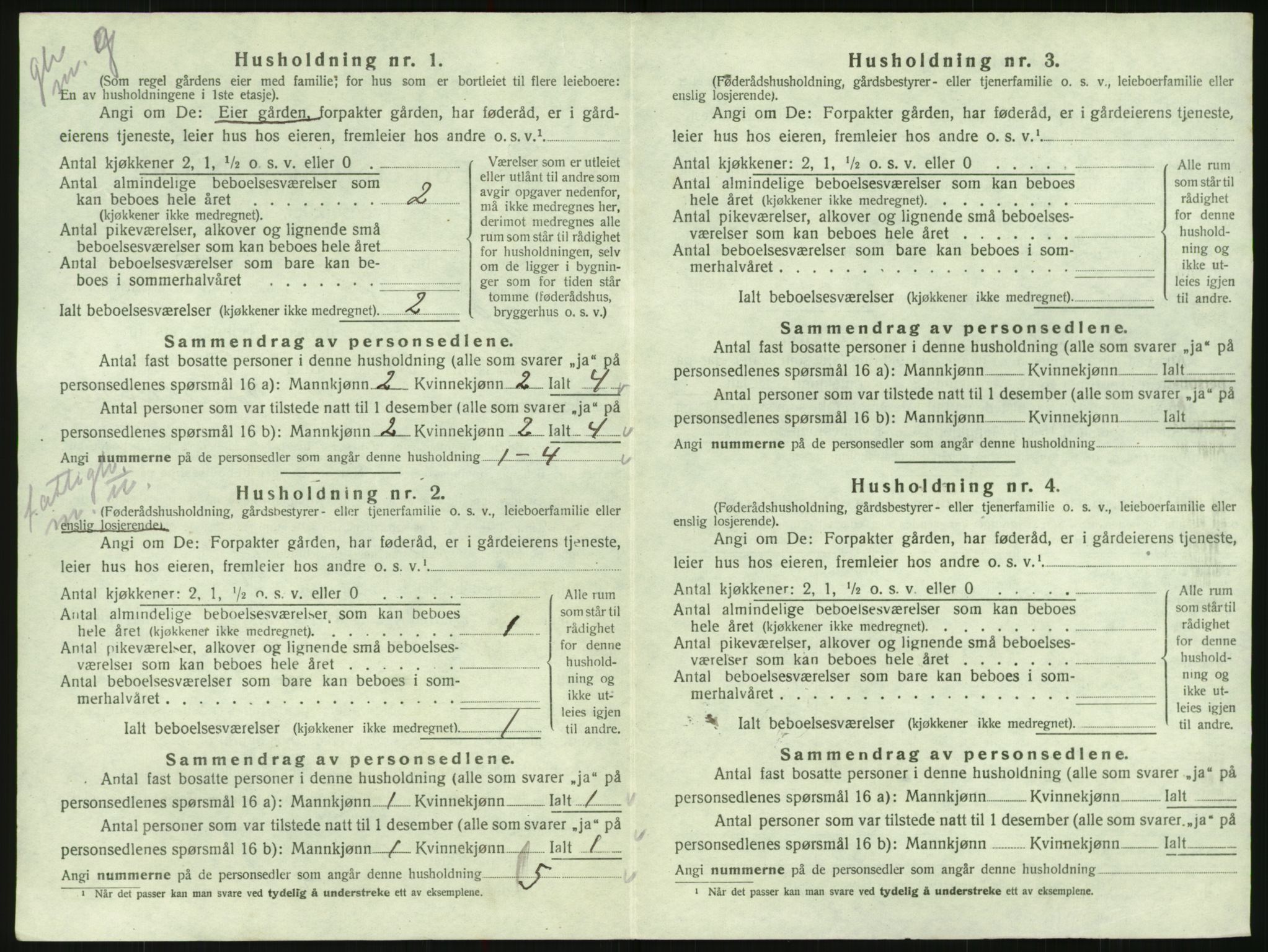 SAK, Folketelling 1920 for 0939 Hylestad herred, 1920, s. 63