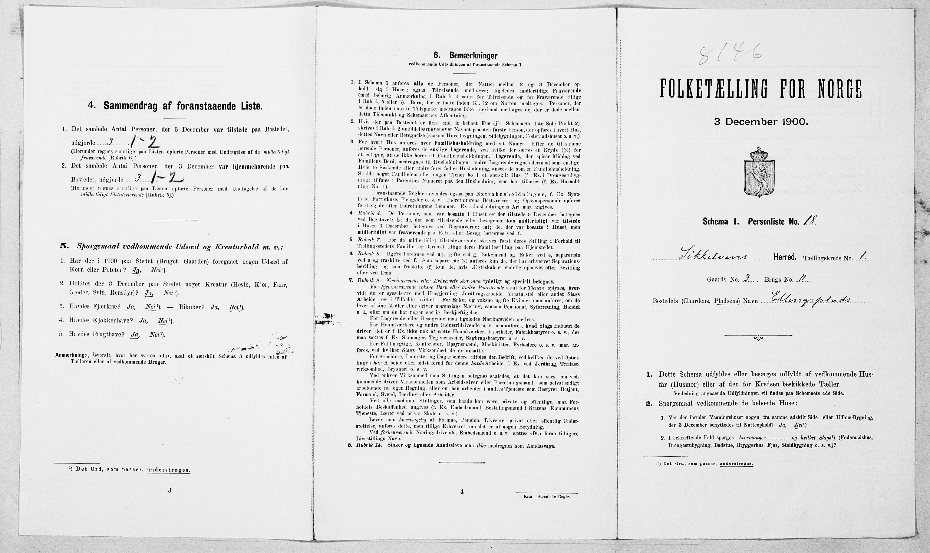 SAT, Folketelling 1900 for 1528 Sykkylven herred, 1900, s. 92