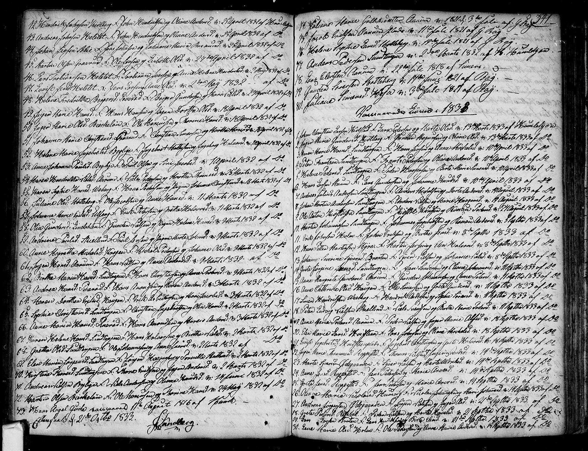Borge prestekontor Kirkebøker, SAO/A-10903/F/Fa/L0002: Ministerialbok nr. I 2, 1791-1817, s. 341