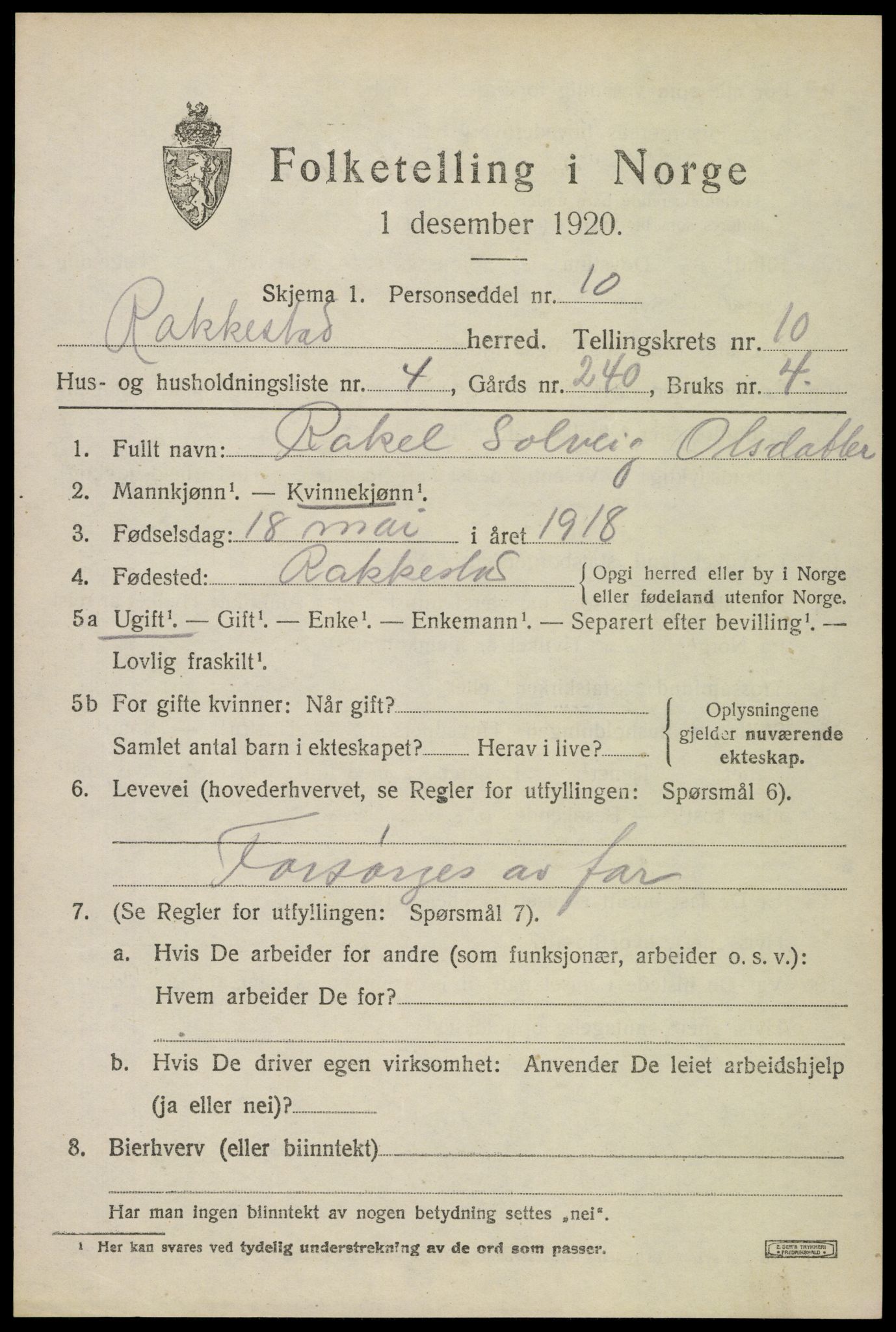 SAO, Folketelling 1920 for 0128 Rakkestad herred, 1920, s. 8571