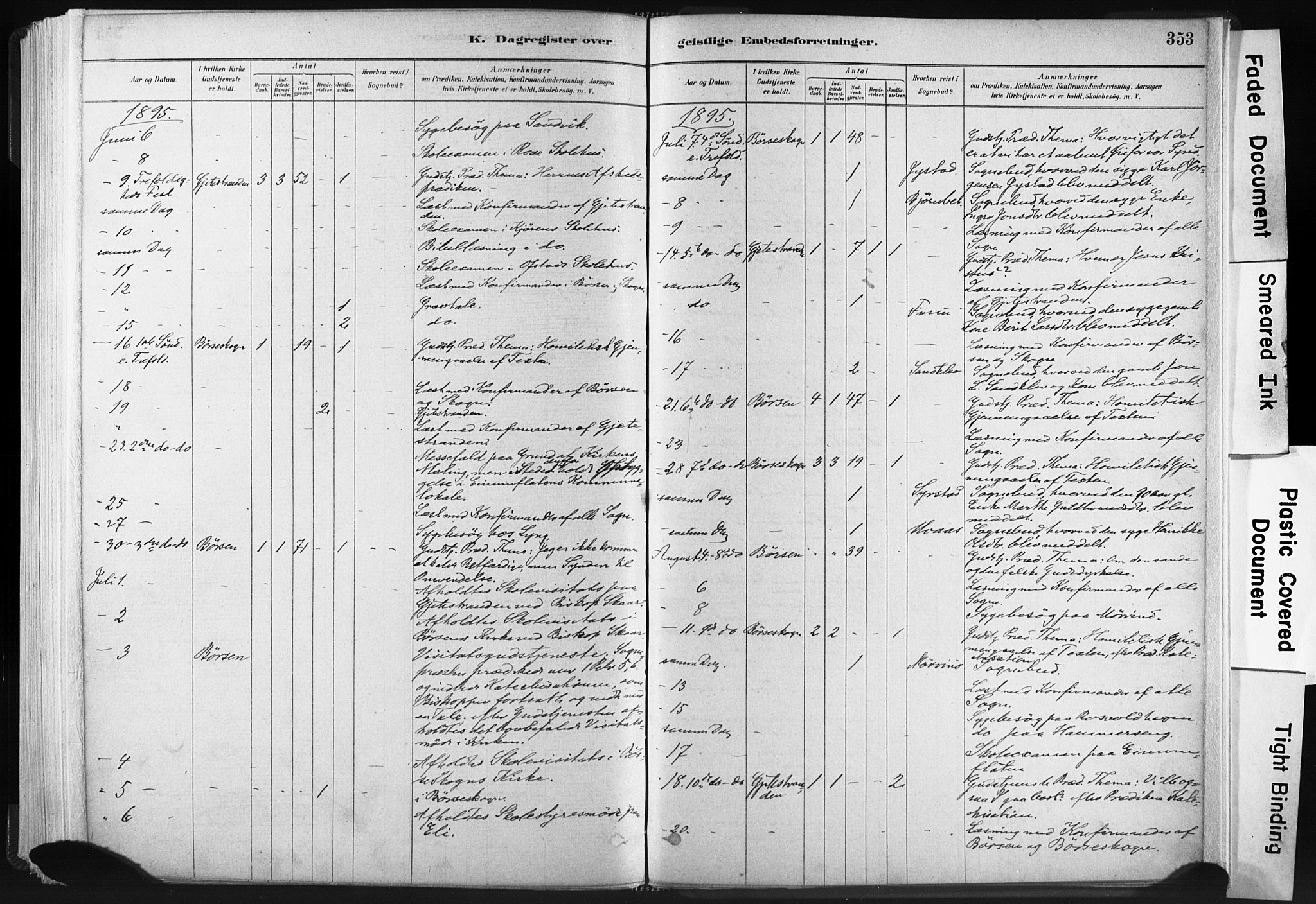 Ministerialprotokoller, klokkerbøker og fødselsregistre - Sør-Trøndelag, SAT/A-1456/665/L0773: Ministerialbok nr. 665A08, 1879-1905, s. 353