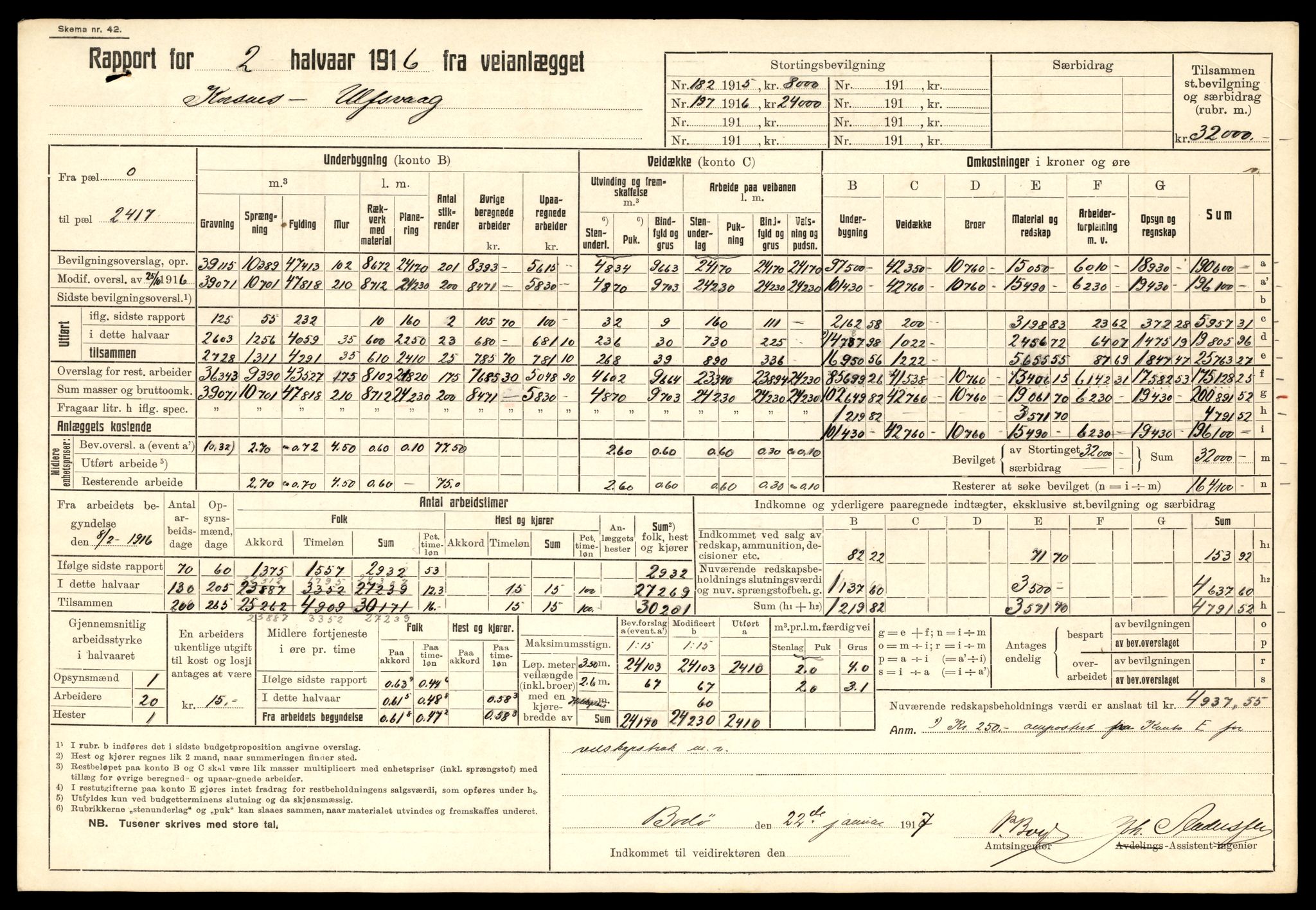 Nordland vegkontor, AV/SAT-A-4181/F/Fa/L0030: Hamarøy/Tysfjord, 1885-1948, s. 9