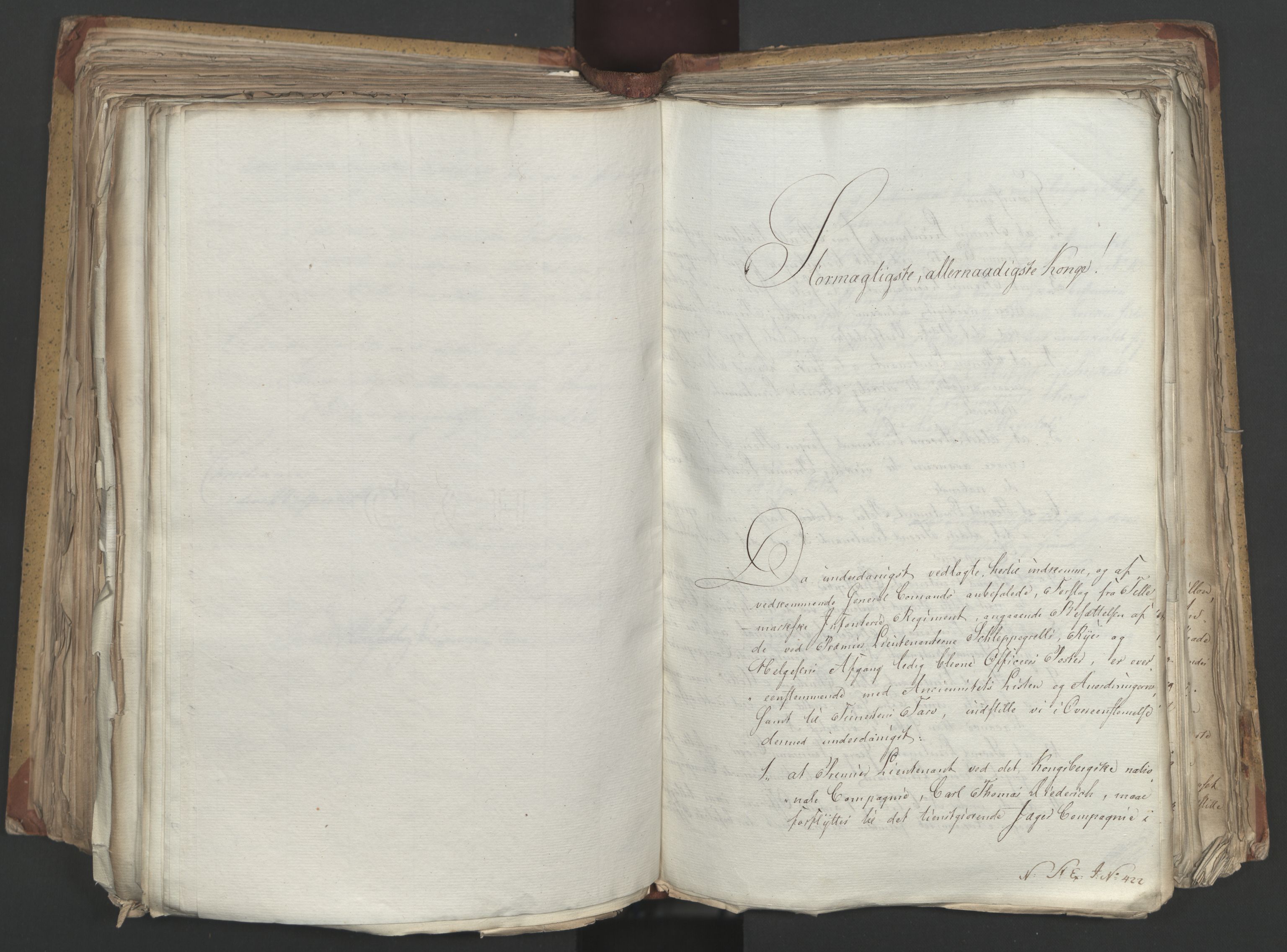 Statsrådsavdelingen i Stockholm, RA/S-1003/D/Da/L0002: Regjeringsinnstillinger nr. 263-518, 1815, s. 353