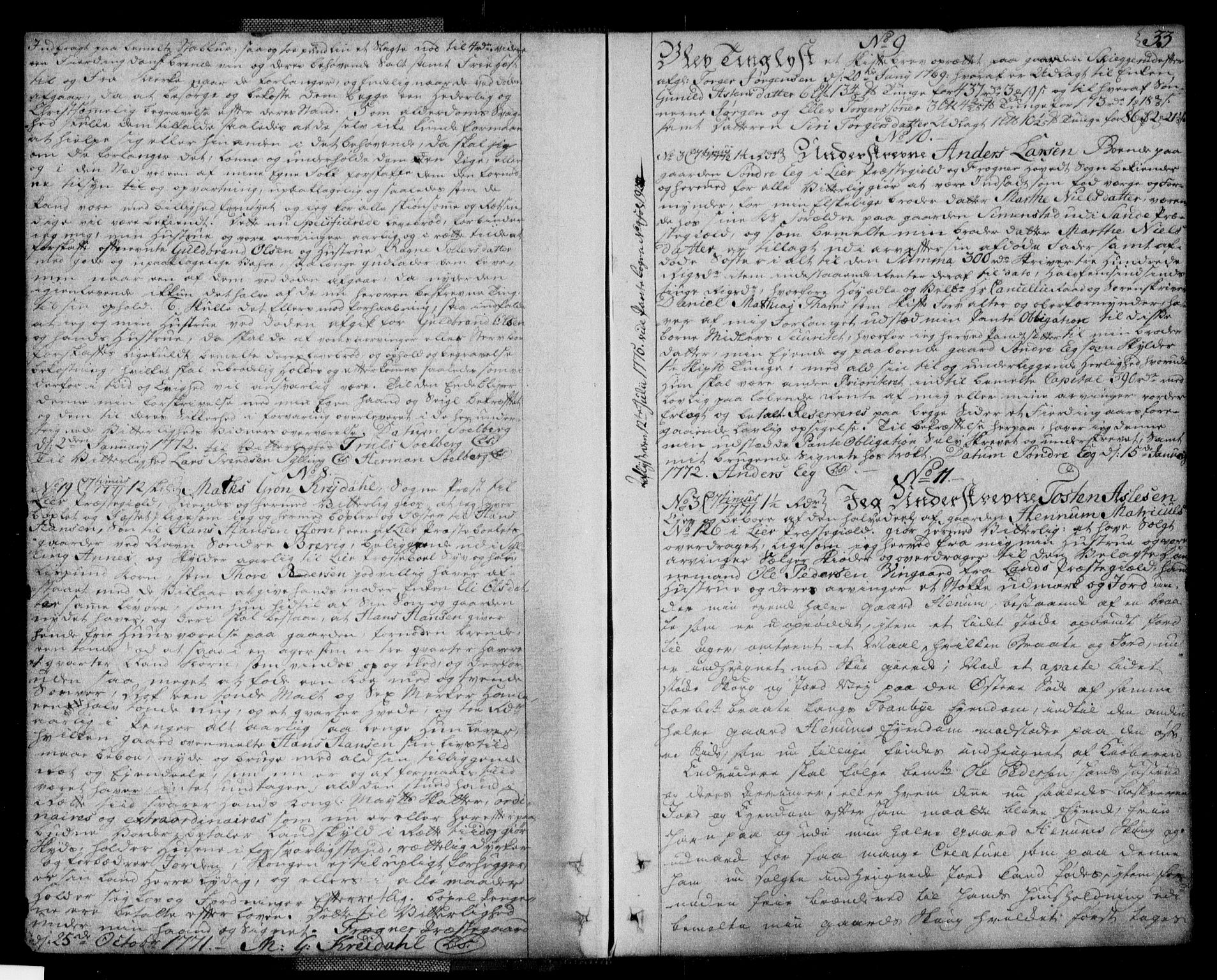 Lier, Røyken og Hurum sorenskriveri, AV/SAKO-A-89/G/Ga/Gaa/L0004a: Pantebok nr. IVa, 1771-1779, s. 33
