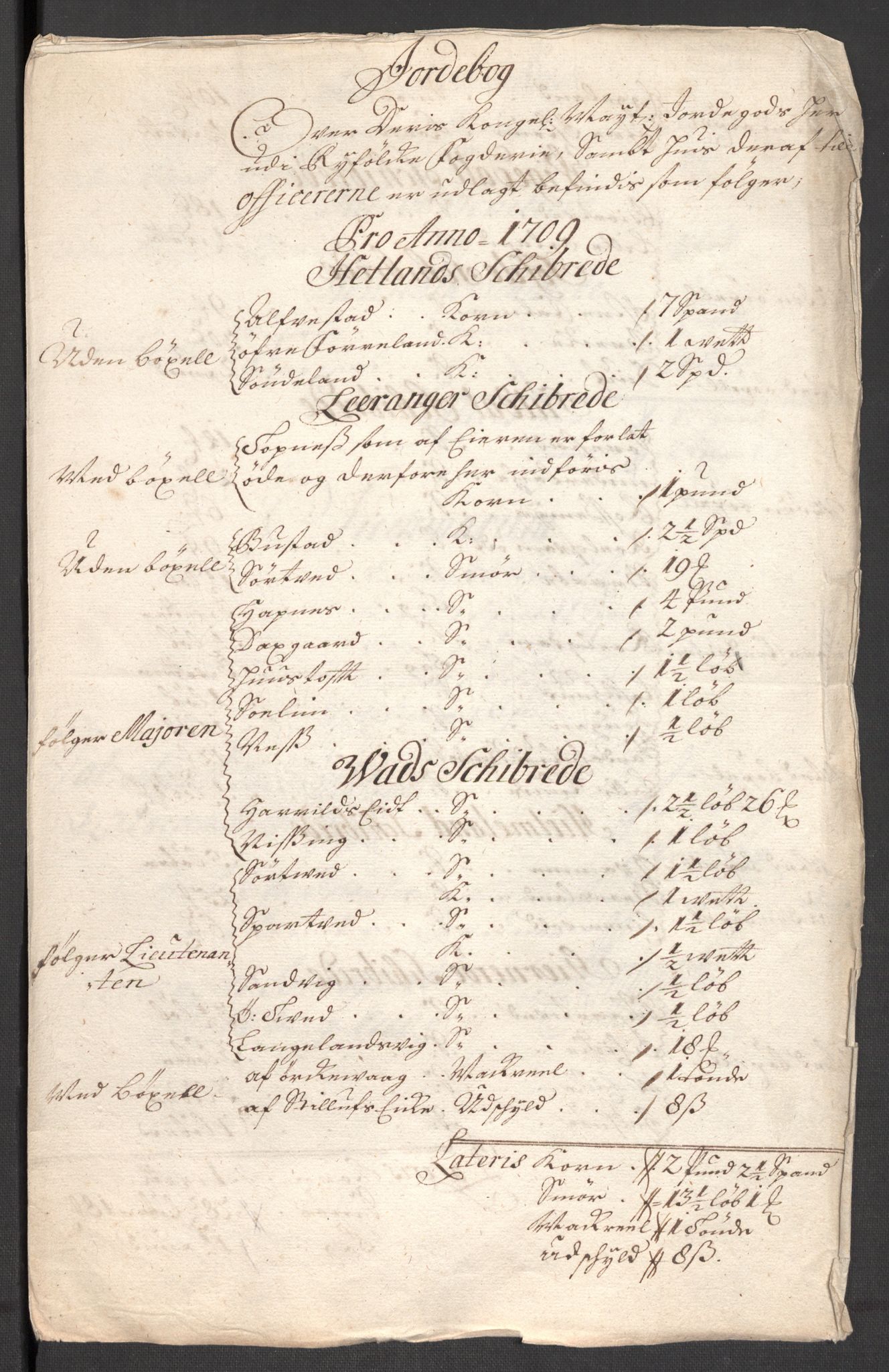 Rentekammeret inntil 1814, Reviderte regnskaper, Fogderegnskap, AV/RA-EA-4092/R47/L2861: Fogderegnskap Ryfylke, 1706-1709, s. 377