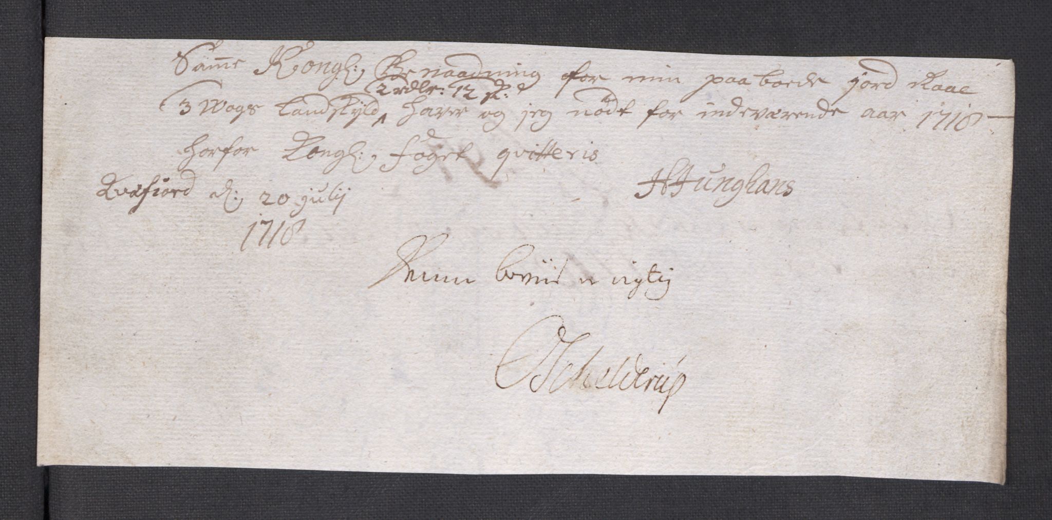 Rentekammeret inntil 1814, Reviderte regnskaper, Fogderegnskap, AV/RA-EA-4092/R68/L4764: Fogderegnskap Senja og Troms, 1718, s. 408