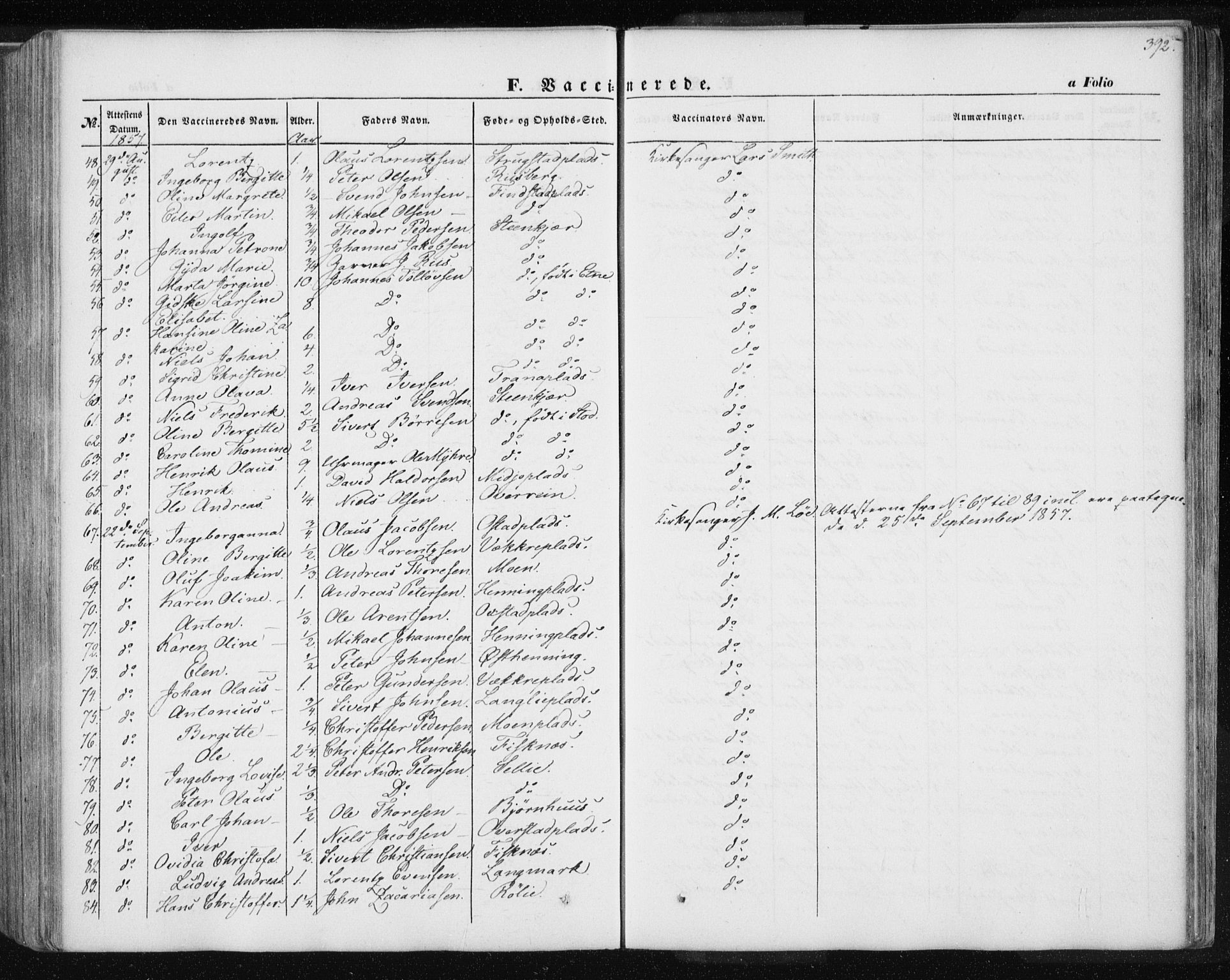 Ministerialprotokoller, klokkerbøker og fødselsregistre - Nord-Trøndelag, SAT/A-1458/735/L0342: Ministerialbok nr. 735A07 /1, 1849-1862, s. 392