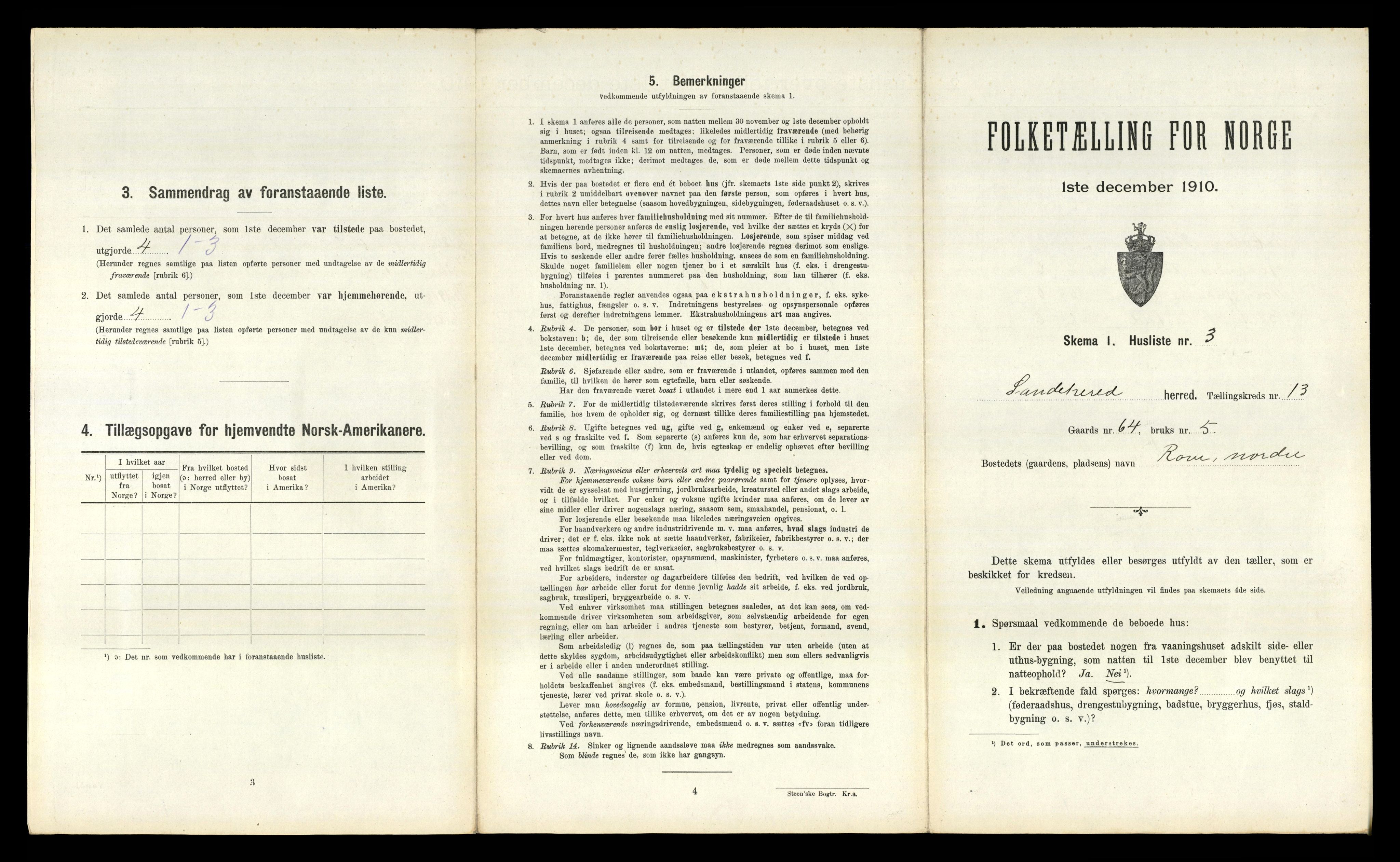 RA, Folketelling 1910 for 0724 Sandeherred herred, 1910, s. 2565