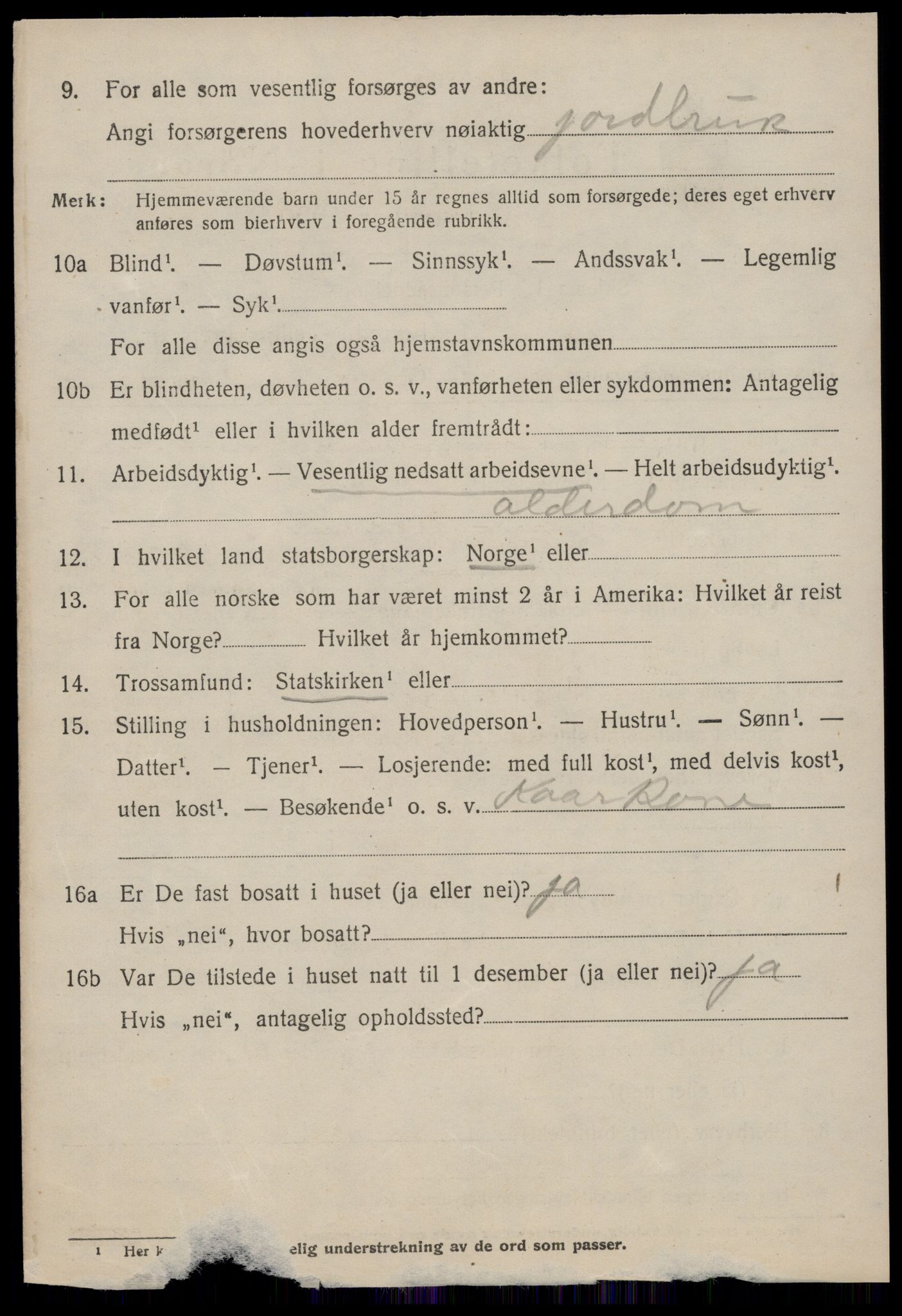 SAT, Folketelling 1920 for 1530 Vatne herred, 1920, s. 1397
