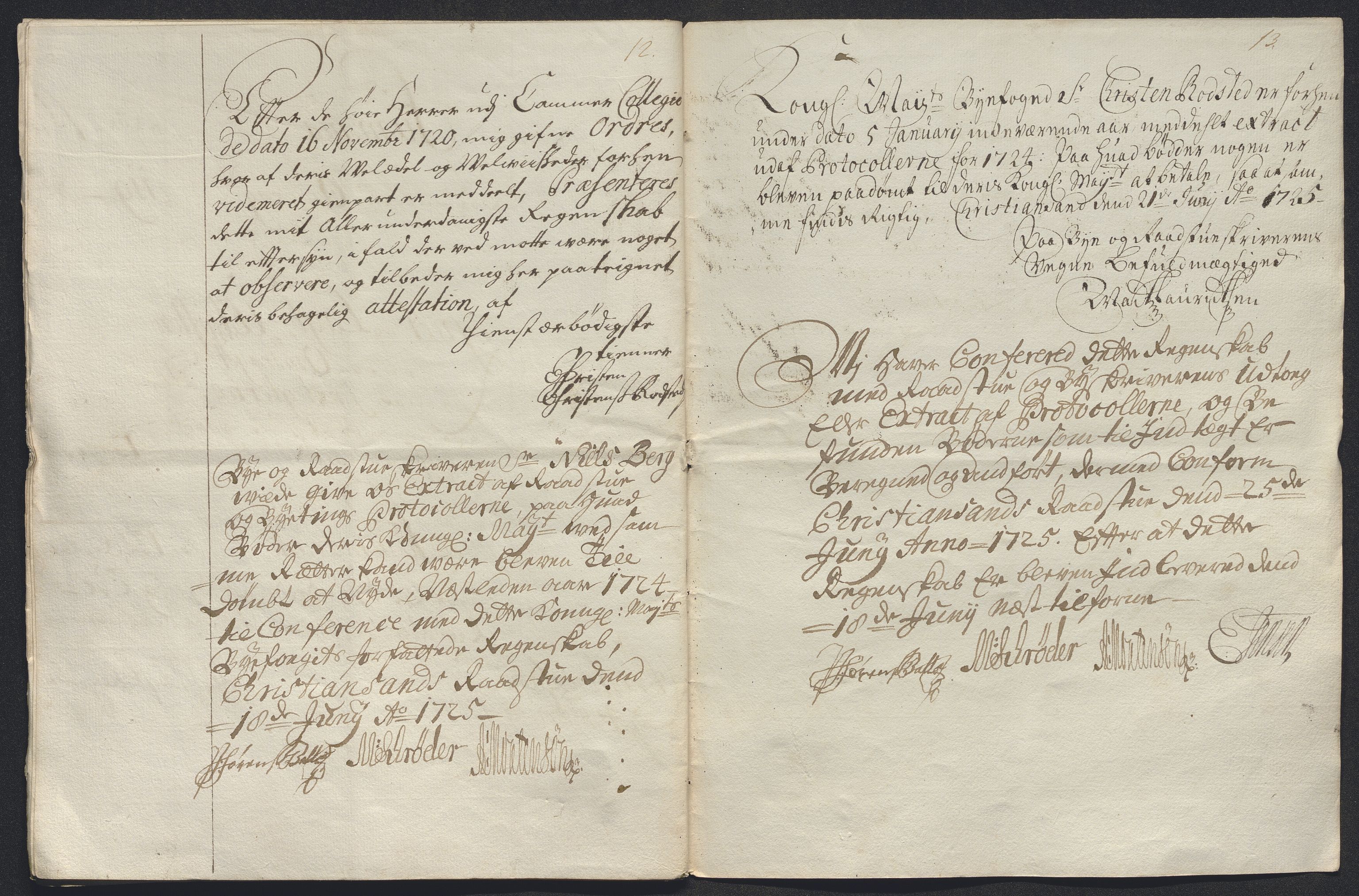 Rentekammeret inntil 1814, Reviderte regnskaper, Byregnskaper, AV/RA-EA-4066/R/Rm/L0286: [M19] Sikt og sakefall, 1719-1727, s. 326
