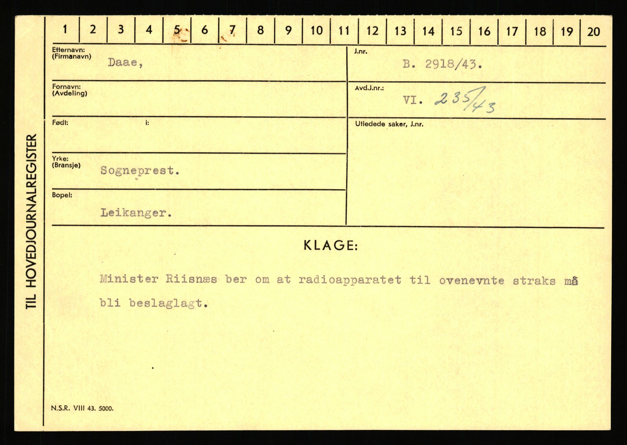 Statspolitiet - Hovedkontoret / Osloavdelingen, AV/RA-S-1329/C/Ca/L0003: Brechan - Eichinger	, 1943-1945, s. 2350