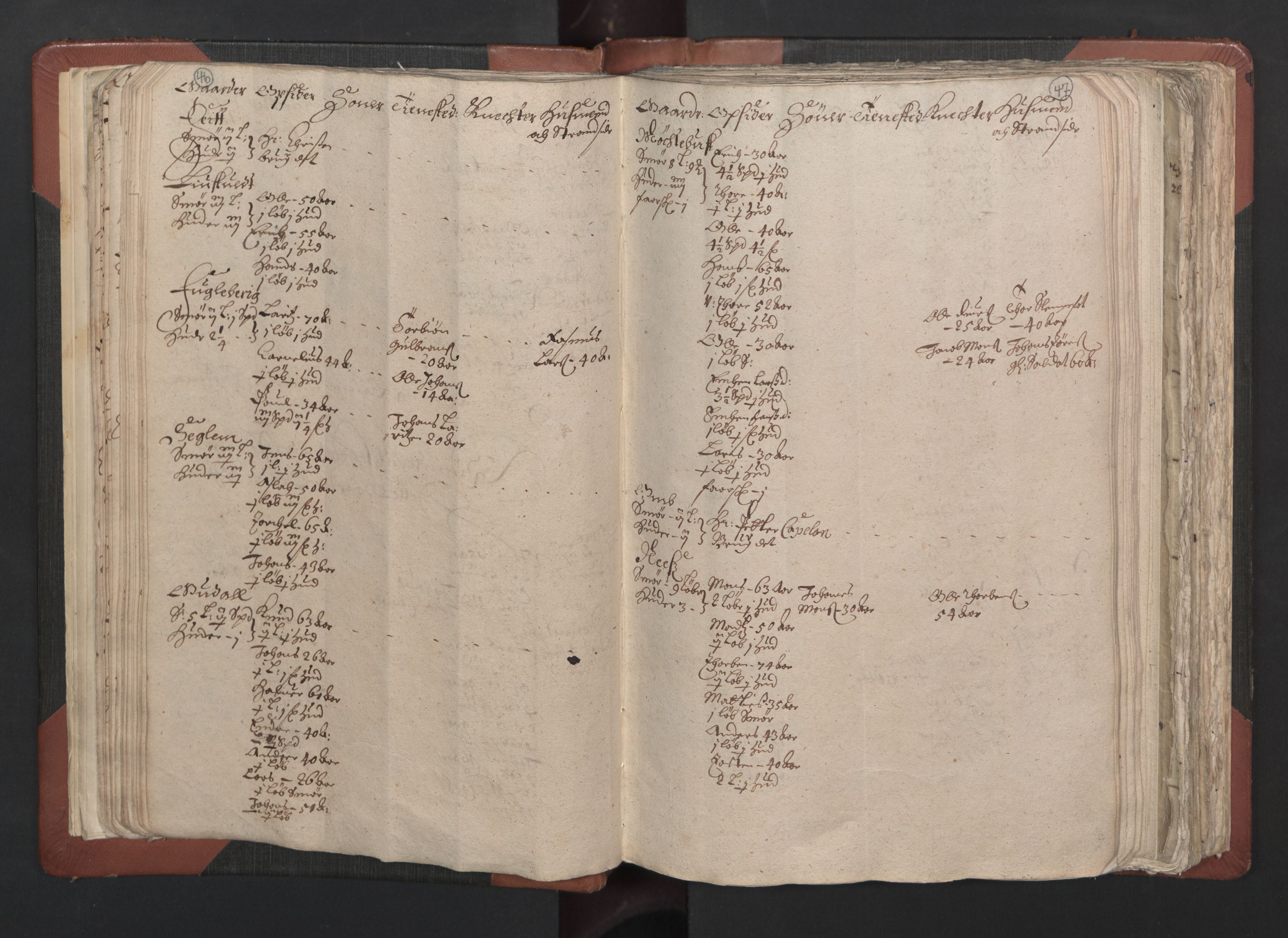 RA, Fogdenes og sorenskrivernes manntall 1664-1666, nr. 13: Nordhordland fogderi og Sunnhordland fogderi, 1665, s. 46-47