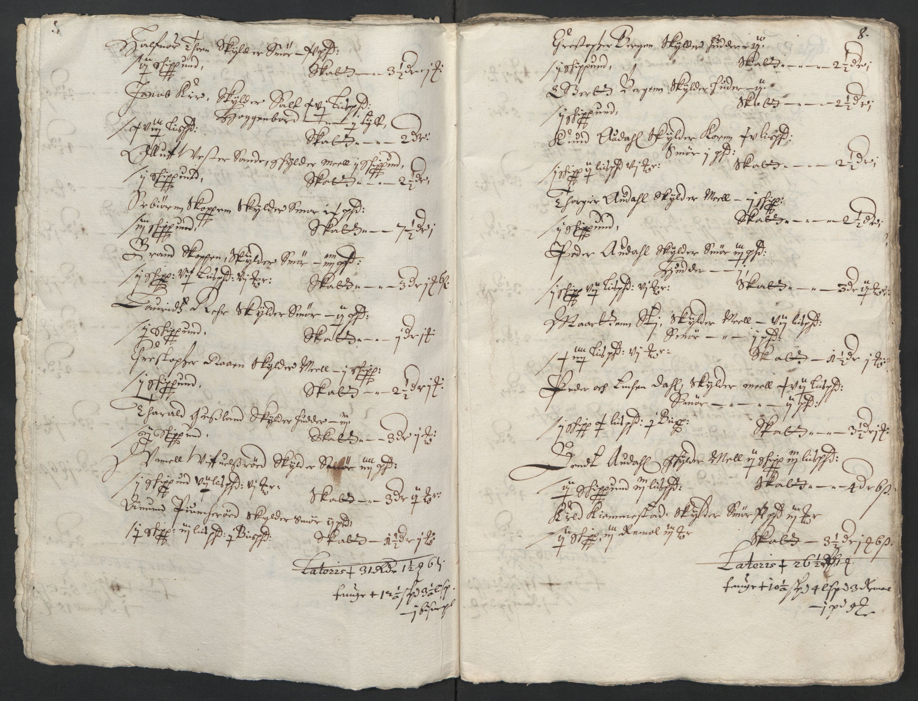 Rentekammeret inntil 1814, Reviderte regnskaper, Lensregnskaper, AV/RA-EA-5023/R/Rb/Rbo/L0033: Tønsberg len, 1655-1658