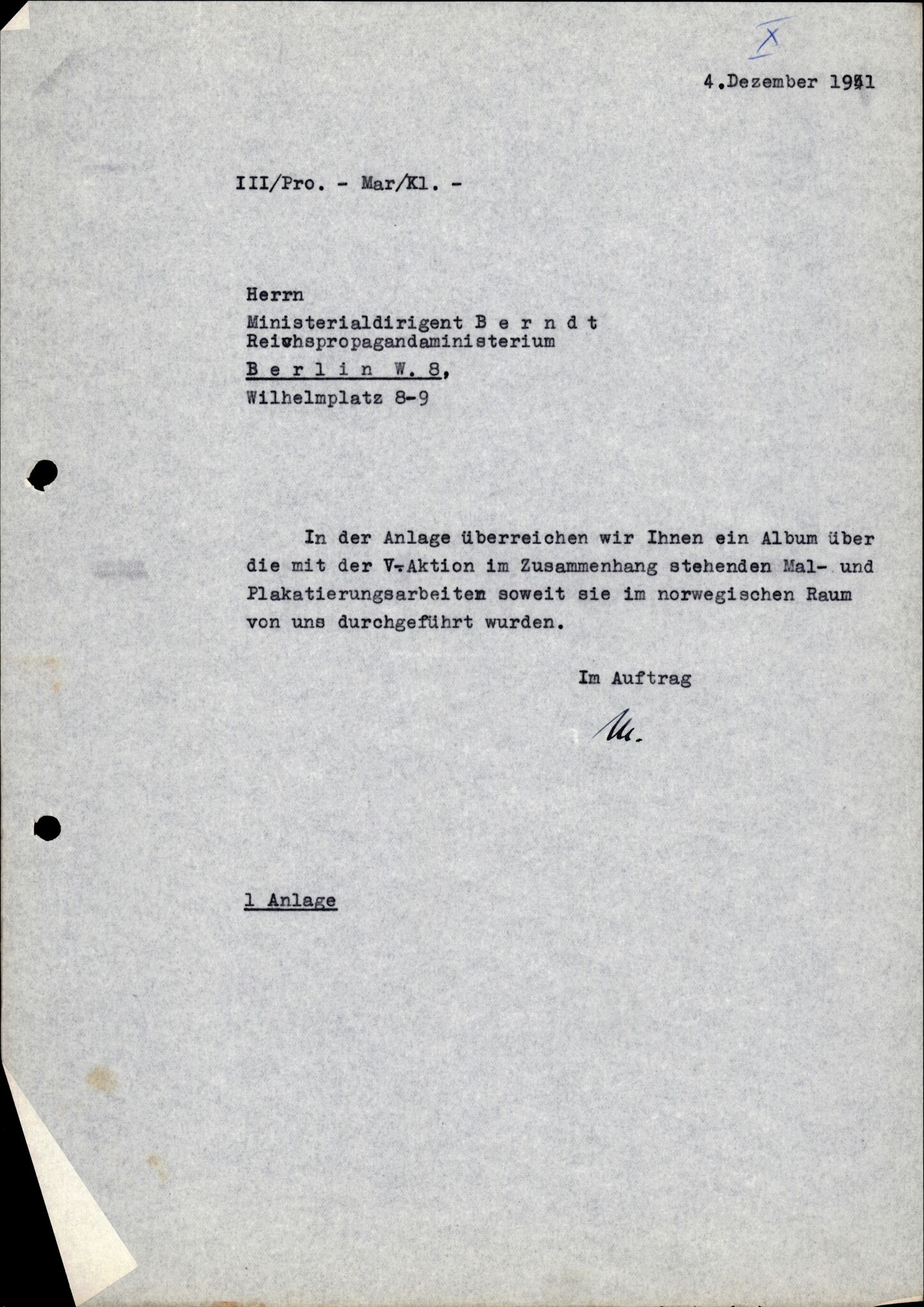 Forsvarets Overkommando. 2 kontor. Arkiv 11.4. Spredte tyske arkivsaker, AV/RA-RAFA-7031/D/Dar/Darb/L0006: Reichskommissariat., 1941-1945, s. 242