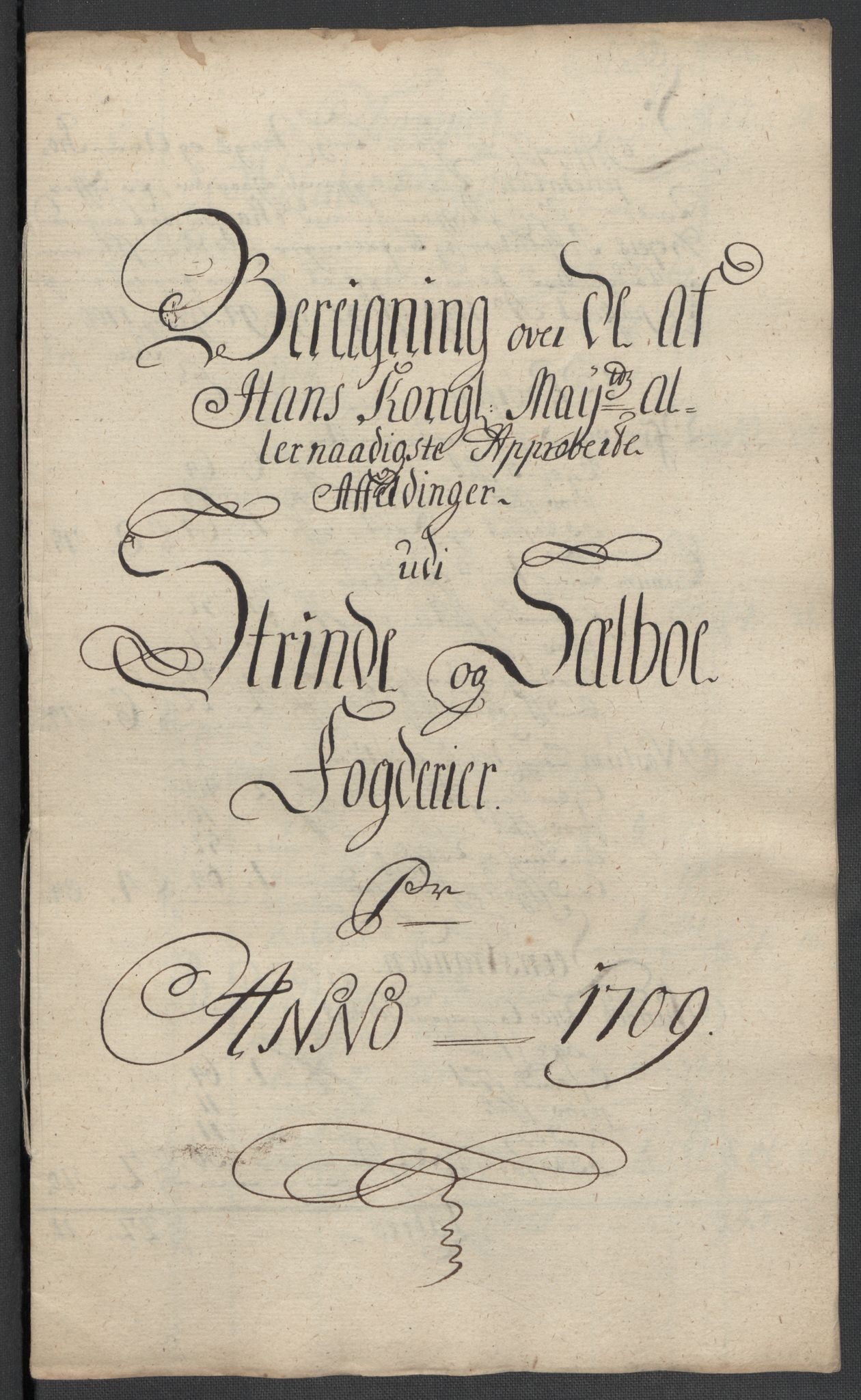Rentekammeret inntil 1814, Reviderte regnskaper, Fogderegnskap, RA/EA-4092/R61/L4111: Fogderegnskap Strinda og Selbu, 1709-1710, s. 186