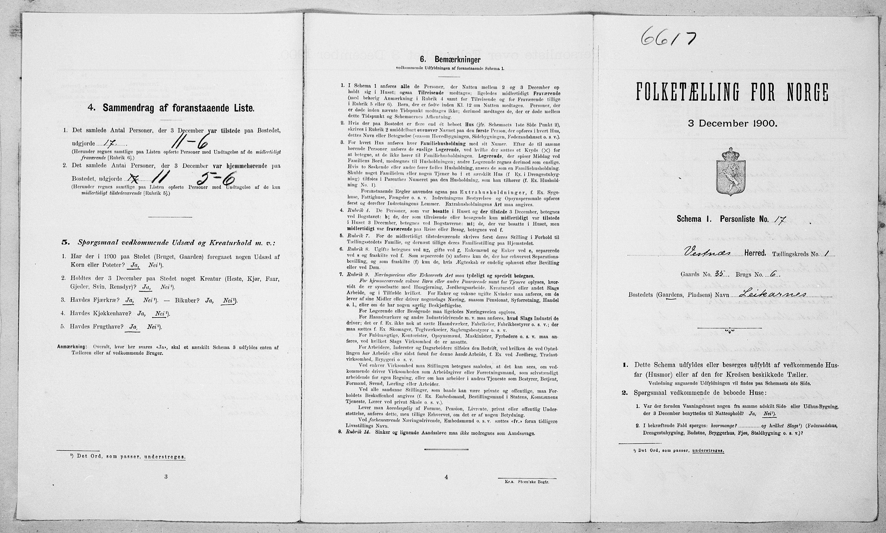 SAT, Folketelling 1900 for 1535 Vestnes herred, 1900, s. 90