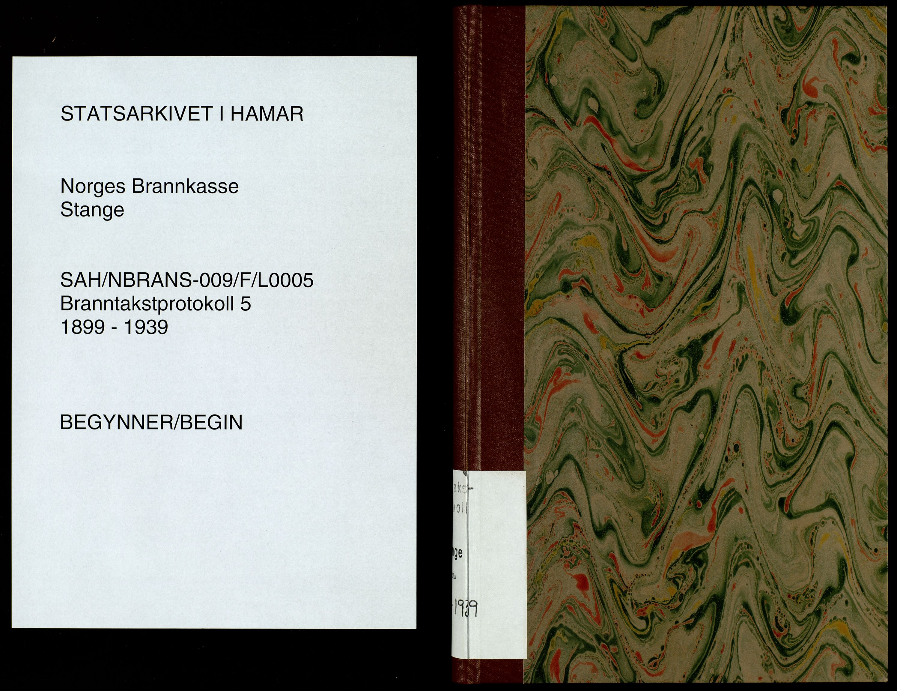 Norges Brannkasse, Stange, AV/SAH-NBRANS-009/F/L0005: Branntakstprotokoll, 1899-1939