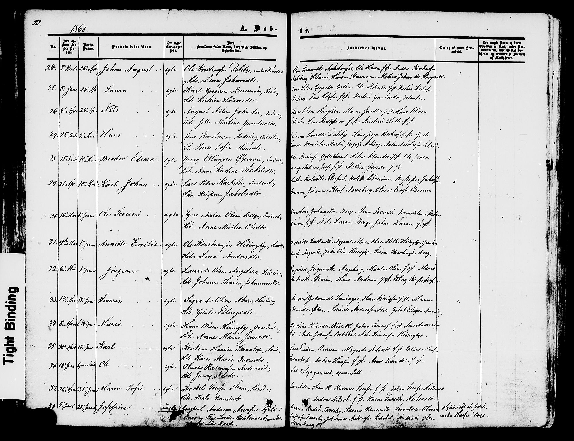 Råde prestekontor kirkebøker, AV/SAO-A-2009/F/Fa/L0006: Ministerialbok nr. 6, 1854-1877, s. 93