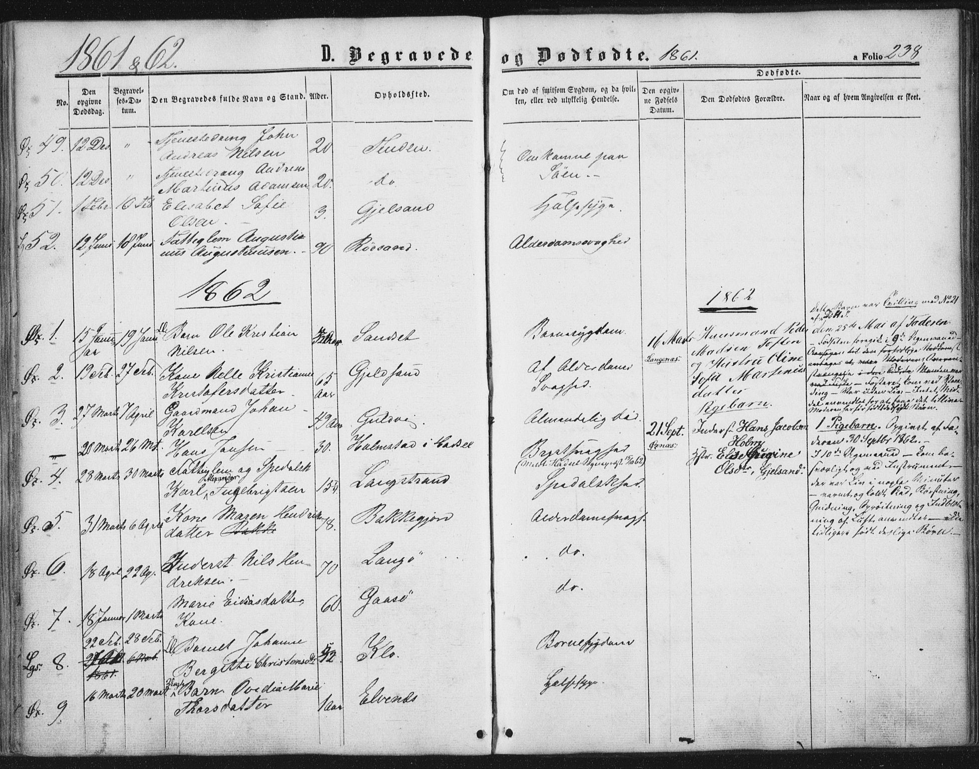 Ministerialprotokoller, klokkerbøker og fødselsregistre - Nordland, AV/SAT-A-1459/893/L1333: Ministerialbok nr. 893A06, 1858-1866, s. 238