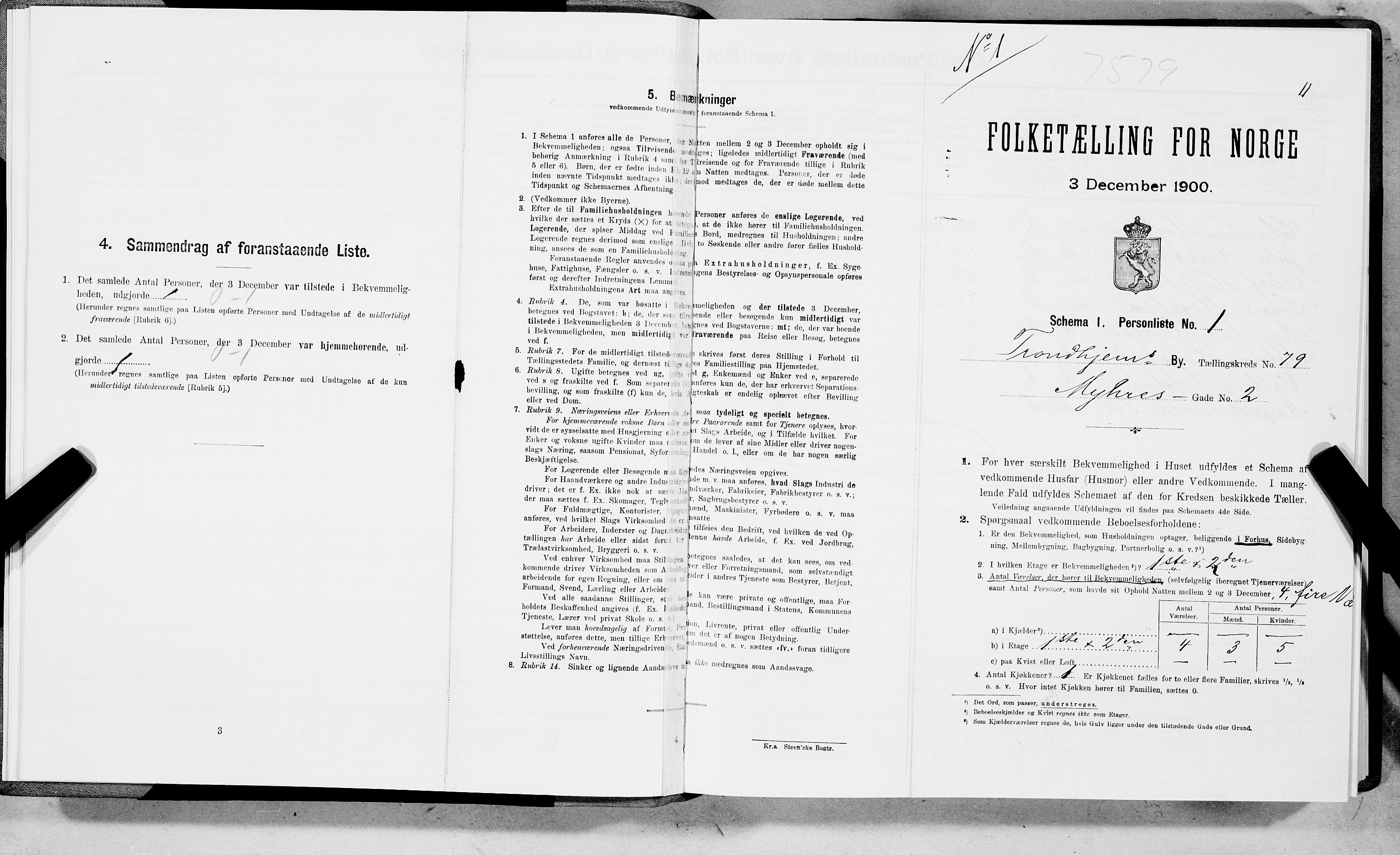 SAT, Folketelling 1900 for 1601 Trondheim kjøpstad, 1900, s. 15841