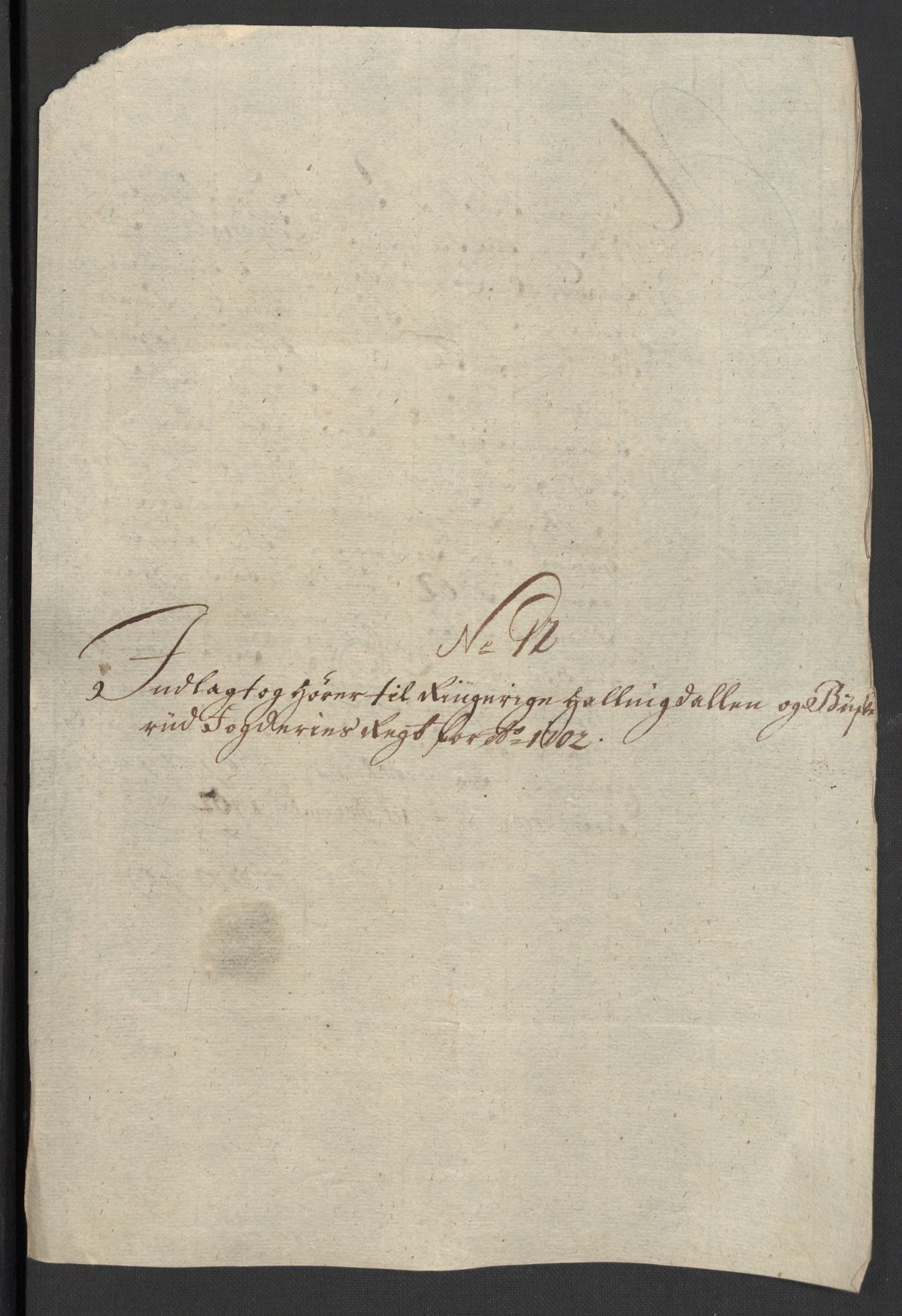 Rentekammeret inntil 1814, Reviderte regnskaper, Fogderegnskap, AV/RA-EA-4092/R22/L1459: Fogderegnskap Ringerike, Hallingdal og Buskerud, 1702, s. 271