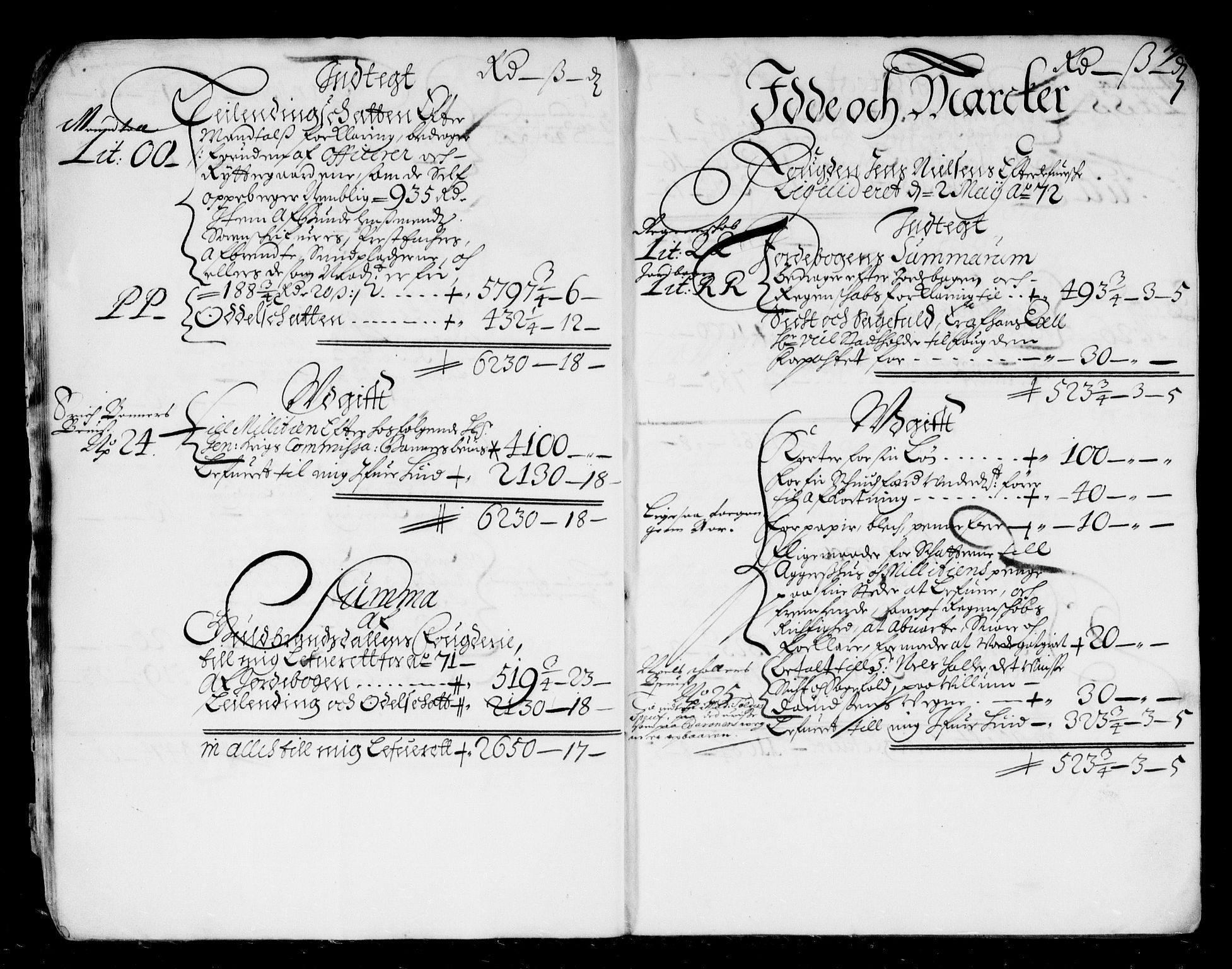 Rentekammeret inntil 1814, Reviderte regnskaper, Stiftamtstueregnskaper, Landkommissariatet på Akershus og Akershus stiftamt, AV/RA-EA-5869/R/Rb/L0075: Akershus stiftamt, 1671
