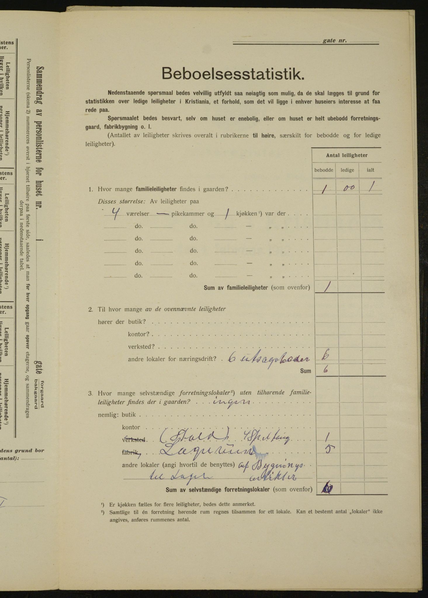 OBA, Kommunal folketelling 1.2.1912 for Kristiania, 1912, s. 21674