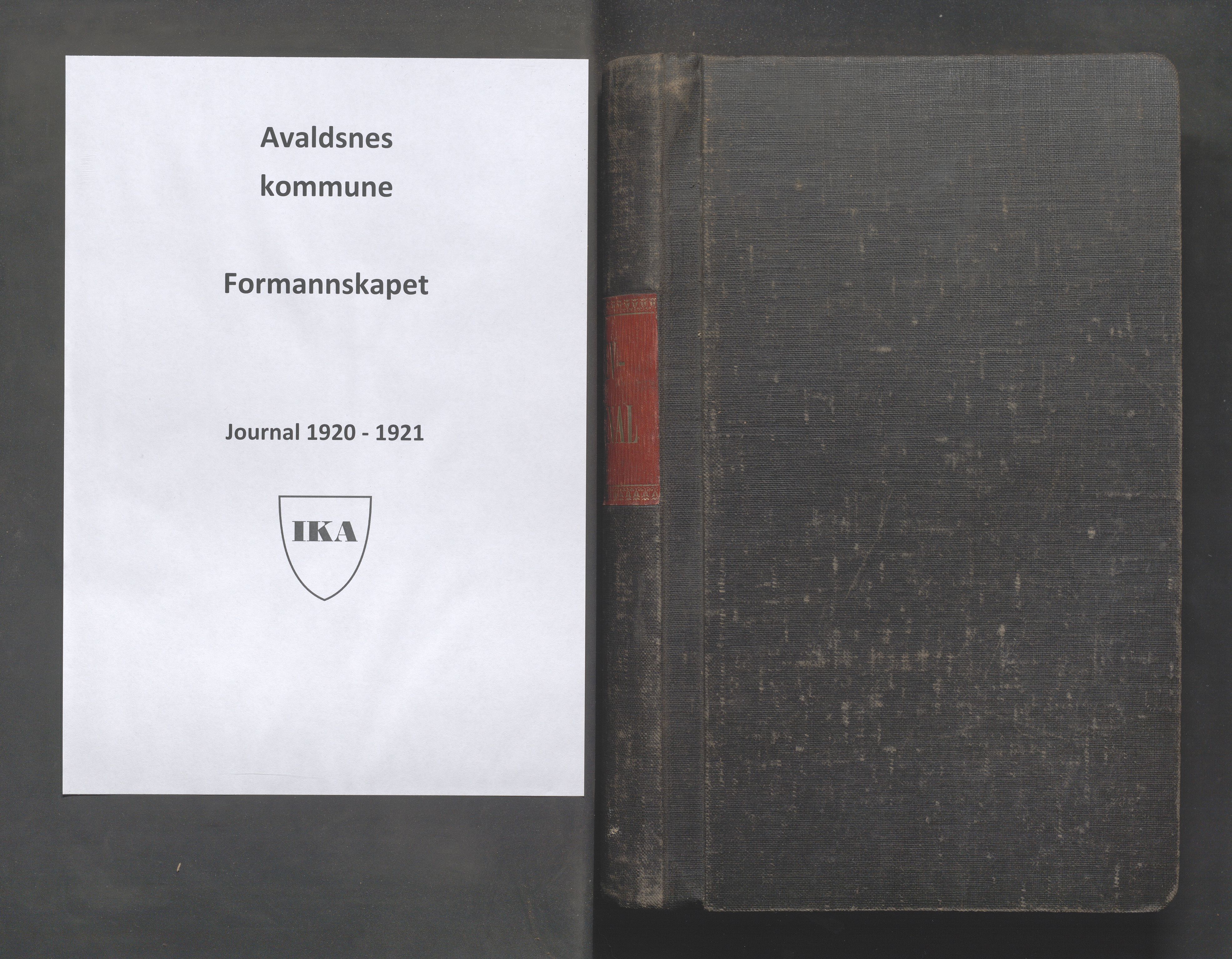 Avaldsnes kommune - Formannskapet, IKAR/K-101651/C/Ca/L0007: Journal, 1920-1921