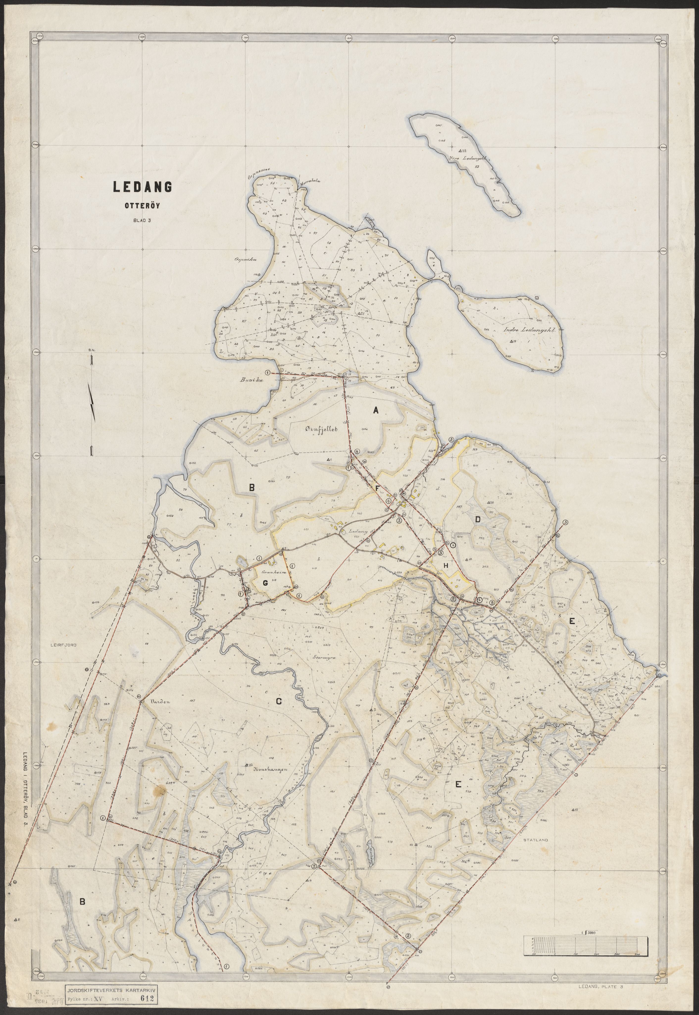Jordskifteverkets kartarkiv, RA/S-3929/T, 1859-1988, s. 815