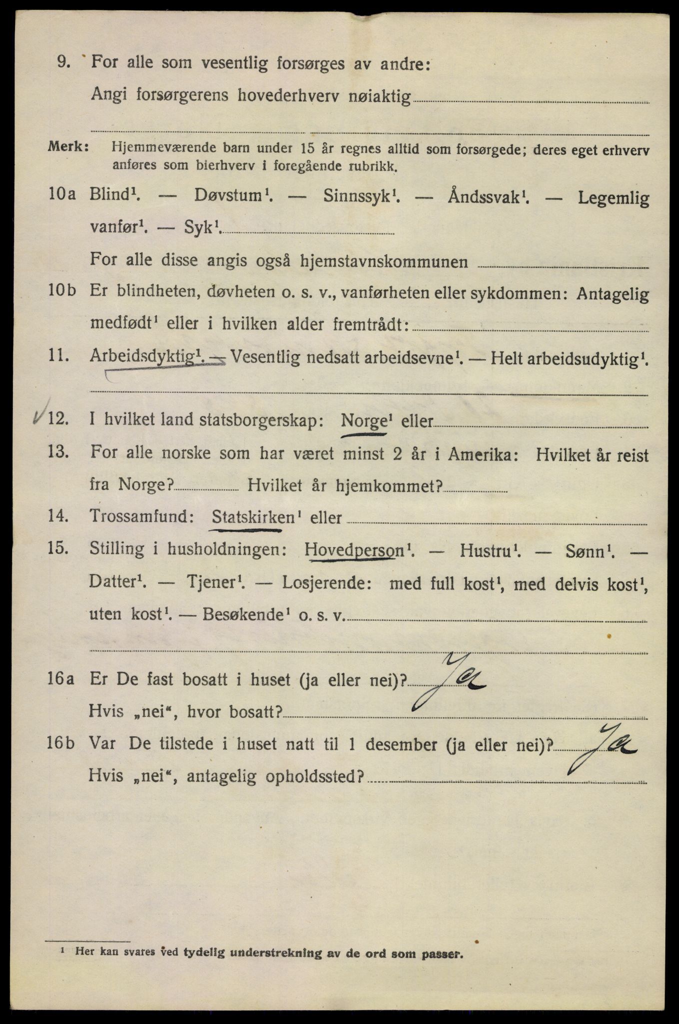 SAO, Folketelling 1920 for 0301 Kristiania kjøpstad, 1920, s. 414084