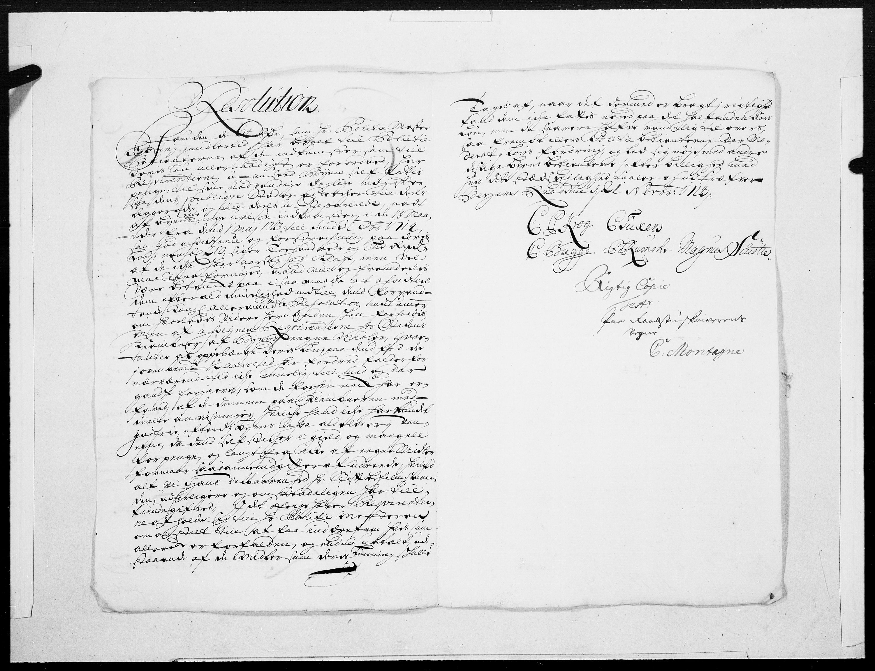 Danske Kanselli 1572-1799, AV/RA-EA-3023/F/Fc/Fcc/Fcca/L0076: Norske innlegg 1572-1799, 1715, s. 136
