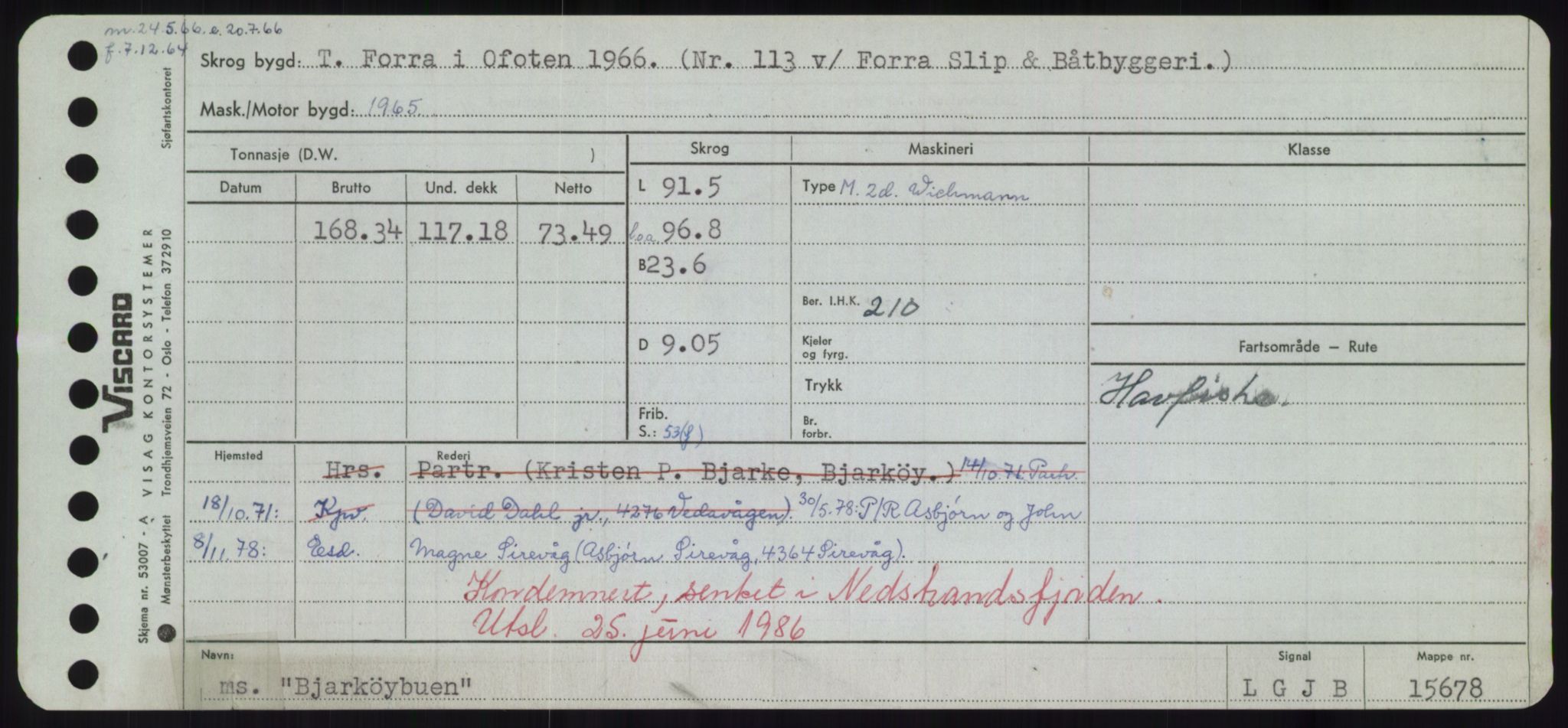 Sjøfartsdirektoratet med forløpere, Skipsmålingen, AV/RA-S-1627/H/Hd/L0004: Fartøy, Bia-Boy, s. 115