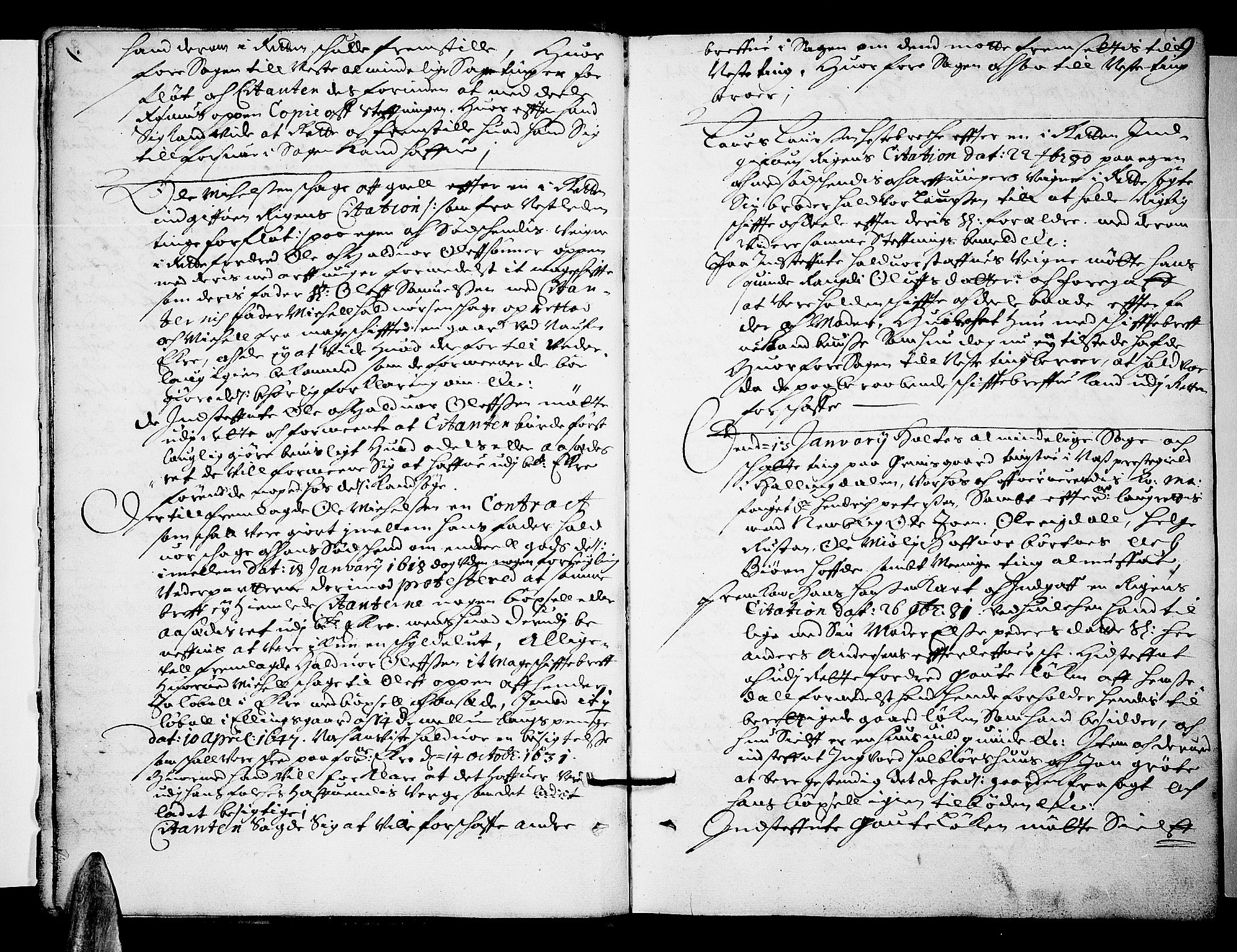 Ringerike og Hallingdal sorenskriveri, SAKO/A-81/F/Fa/Faa/L0016: Tingbok, 1682, s. 9