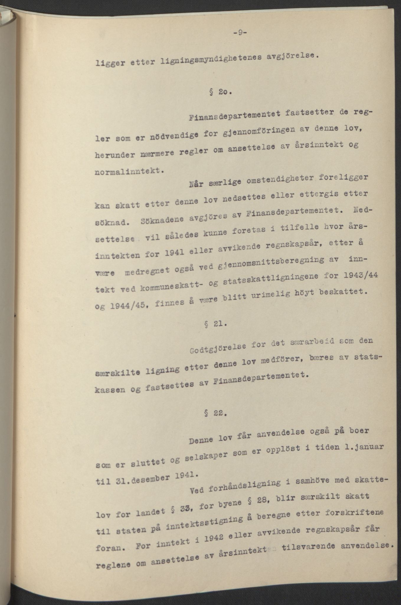 NS-administrasjonen 1940-1945 (Statsrådsekretariatet, de kommisariske statsråder mm), RA/S-4279/D/Db/L0098: Lover II, 1942, s. 398