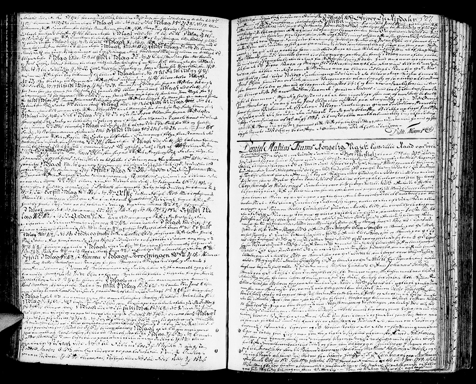 Lier, Røyken og Hurum sorenskriveri, AV/SAKO-A-89/H/Hc/L0006: Skifteprotokoll, 1773-1789, s. 526b-527a