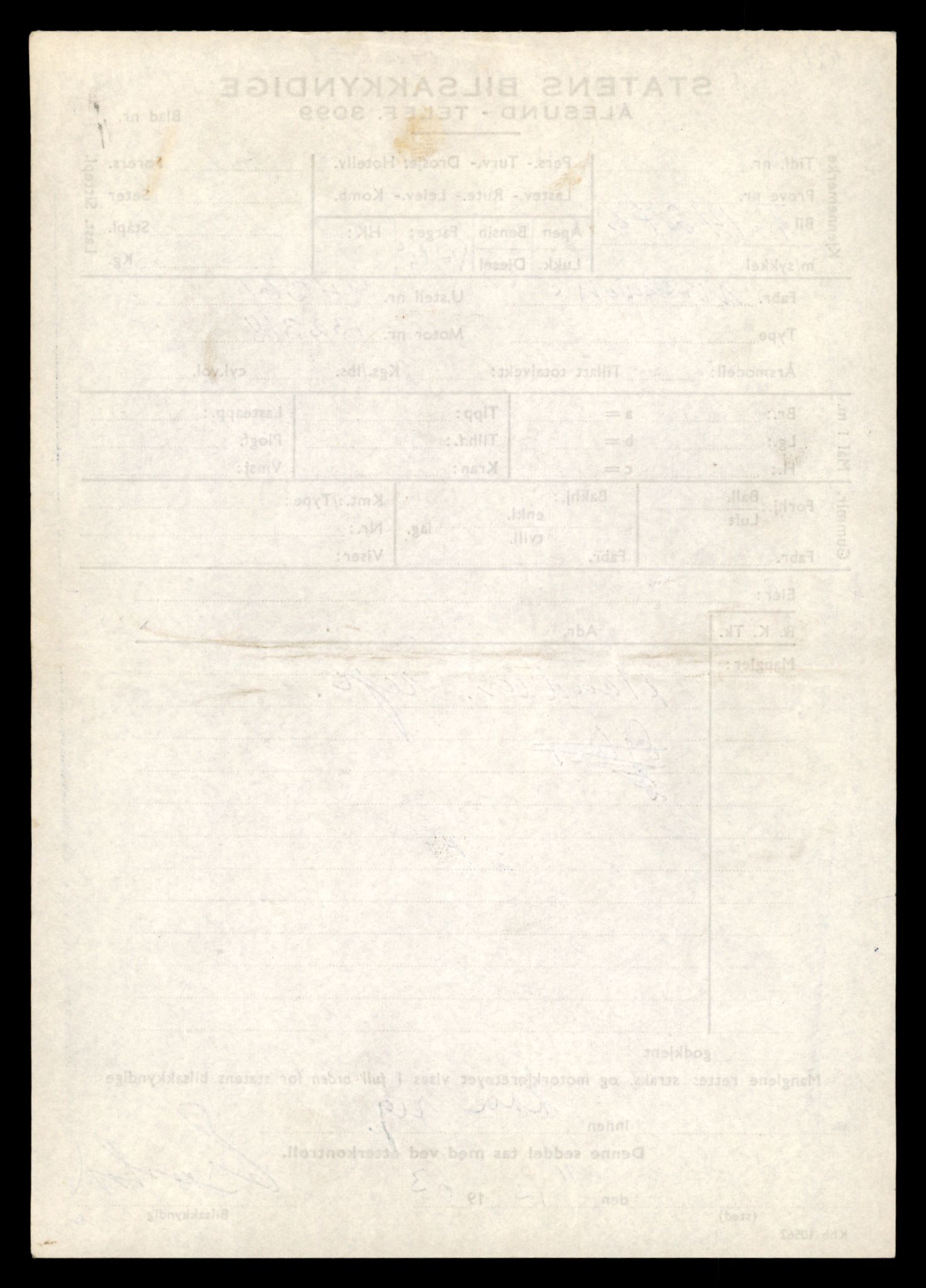 Møre og Romsdal vegkontor - Ålesund trafikkstasjon, AV/SAT-A-4099/F/Fe/L0044: Registreringskort for kjøretøy T 14205 - T 14319, 1927-1998, s. 2170