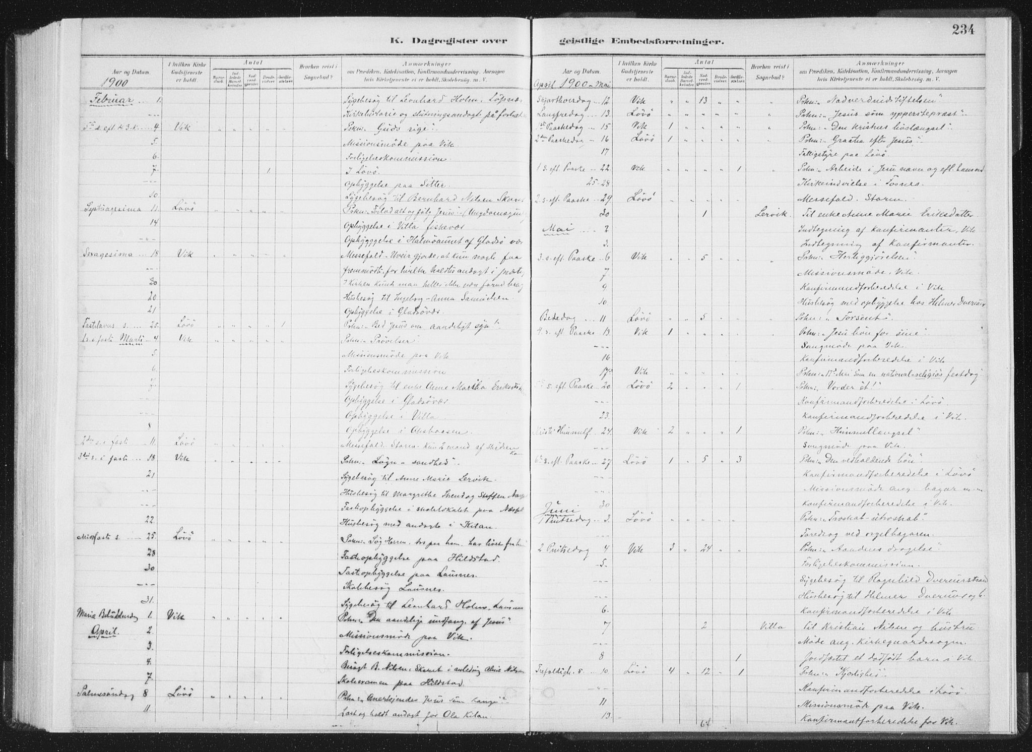 Ministerialprotokoller, klokkerbøker og fødselsregistre - Nord-Trøndelag, SAT/A-1458/771/L0597: Ministerialbok nr. 771A04, 1885-1910, s. 234