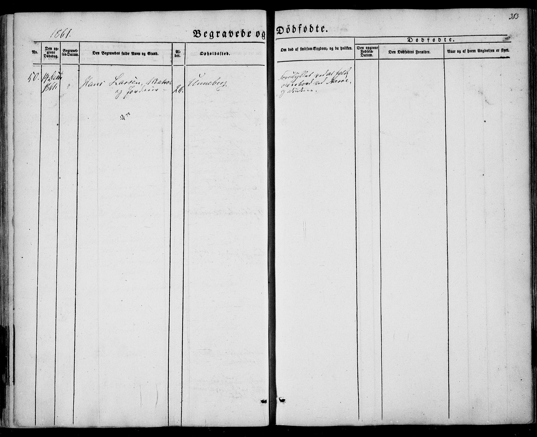Sandar kirkebøker, AV/SAKO-A-243/F/Fa/L0007: Ministerialbok nr. 7, 1855-1861, s. 383