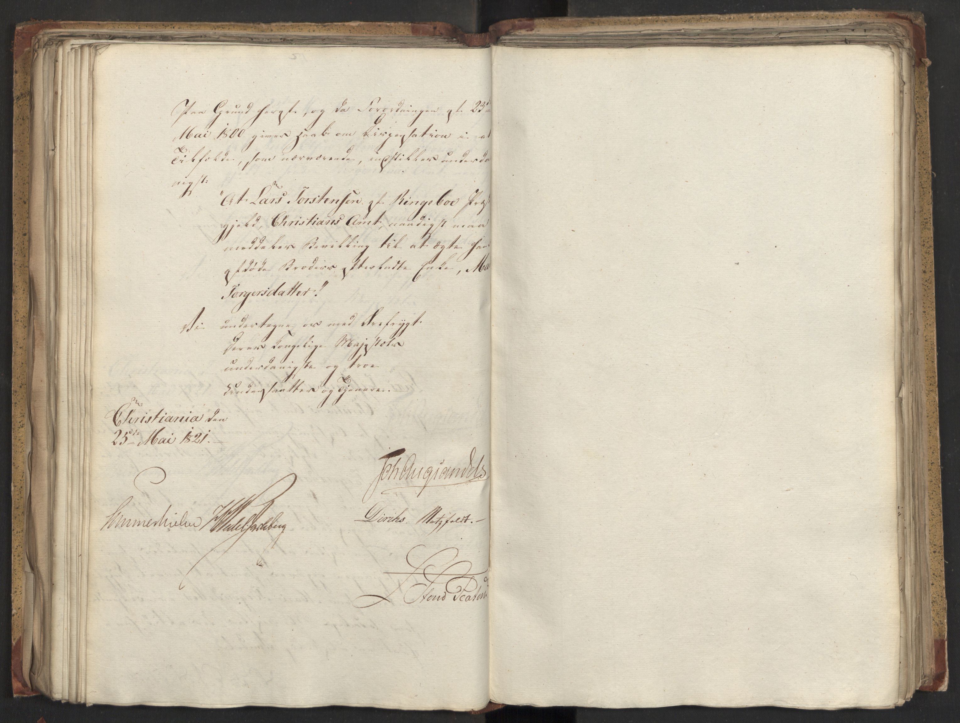 Statsrådsavdelingen i Stockholm, AV/RA-S-1003/D/Da/L0026: Regjeringsinnstillinger nr. 5069-5274, 1821, s. 264