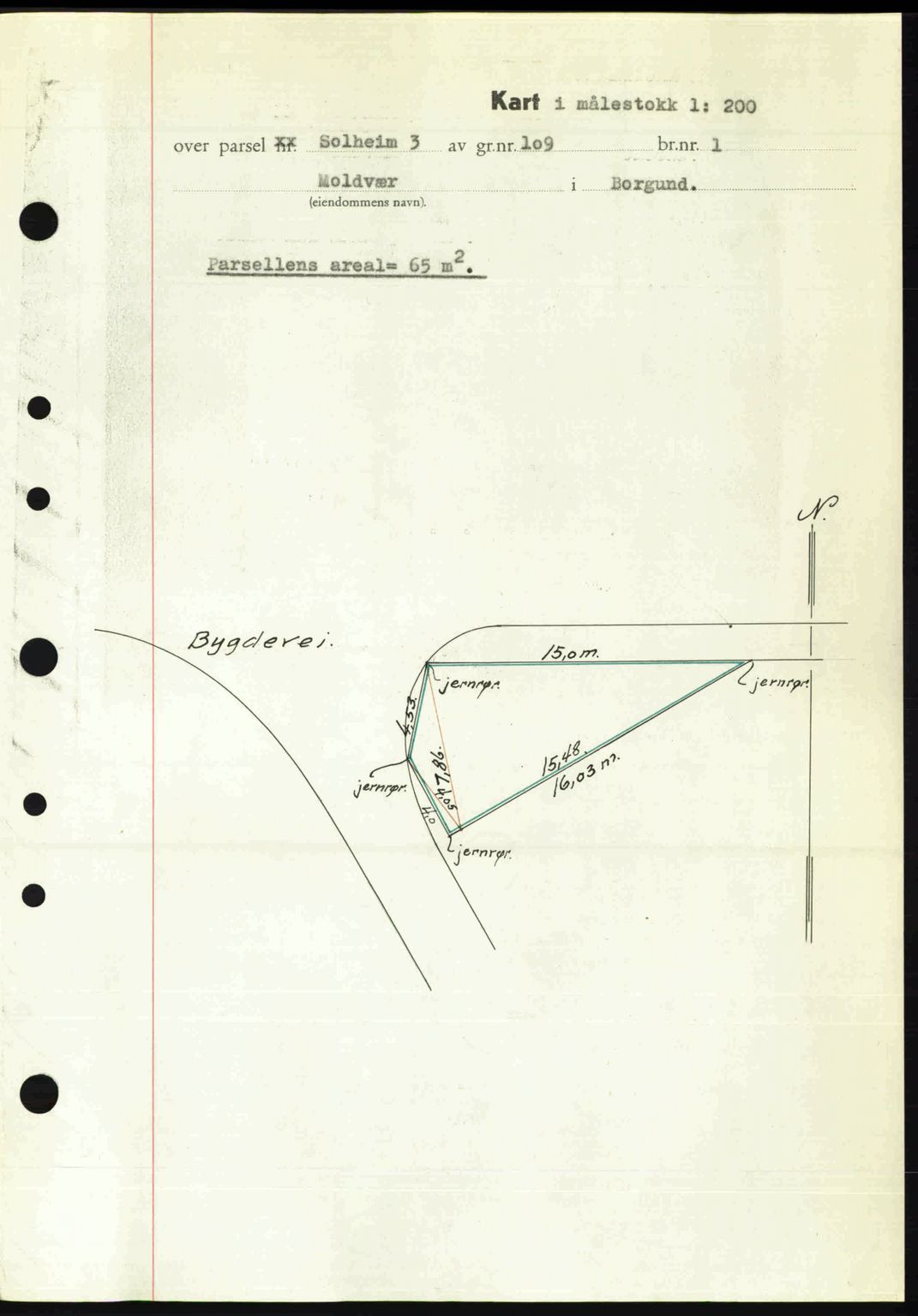 Nordre Sunnmøre sorenskriveri, AV/SAT-A-0006/1/2/2C/2Ca: Pantebok nr. A25, 1947-1947, Dagboknr: 1506/1947