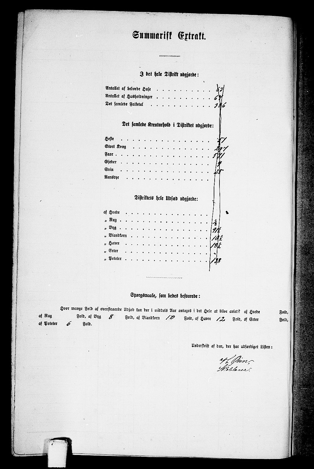 RA, Folketelling 1865 for 1635P Rennebu prestegjeld, 1865, s. 107