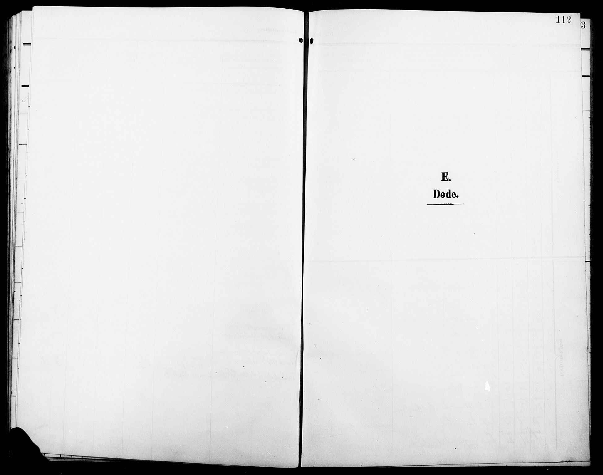 Stange prestekontor, SAH/PREST-002/L/L0013: Klokkerbok nr. 13, 1906-1915, s. 112