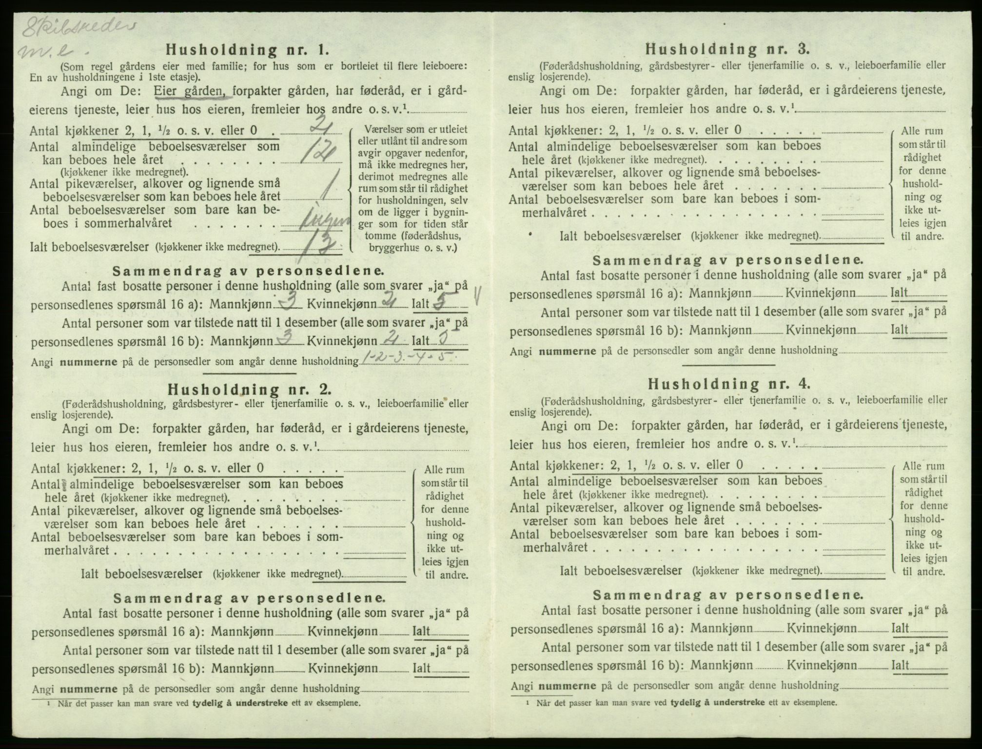 SAB, Folketelling 1920 for 1219 Bømlo herred, 1920, s. 240