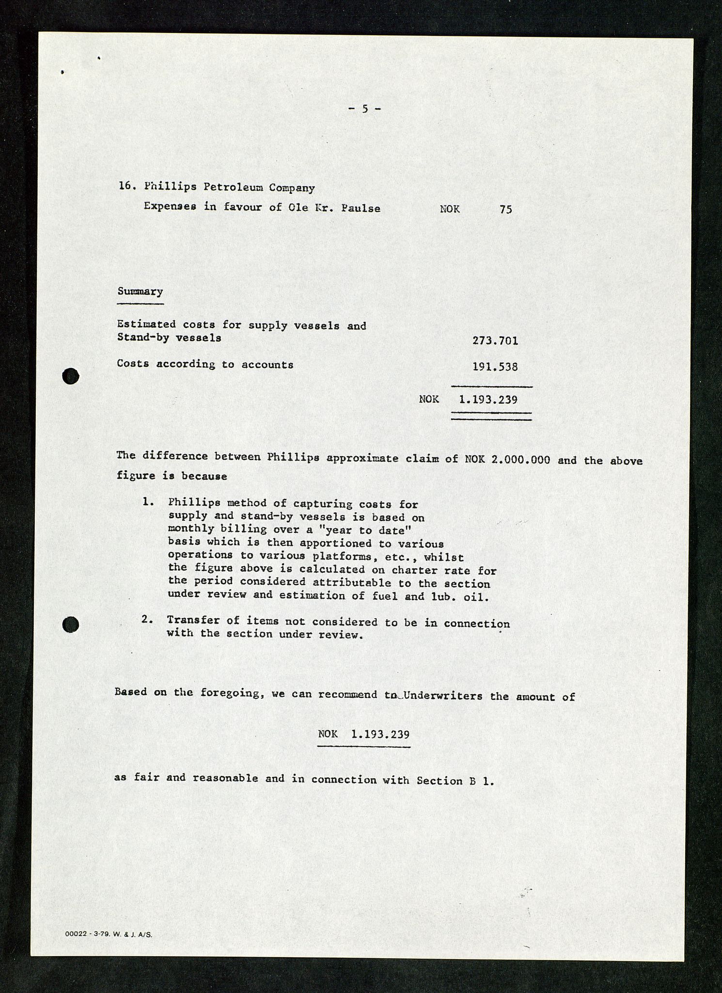 Pa 1503 - Stavanger Drilling AS, AV/SAST-A-101906/Da/L0017: Alexander L. Kielland - Saks- og korrespondansearkiv, 1981-1984, s. 233