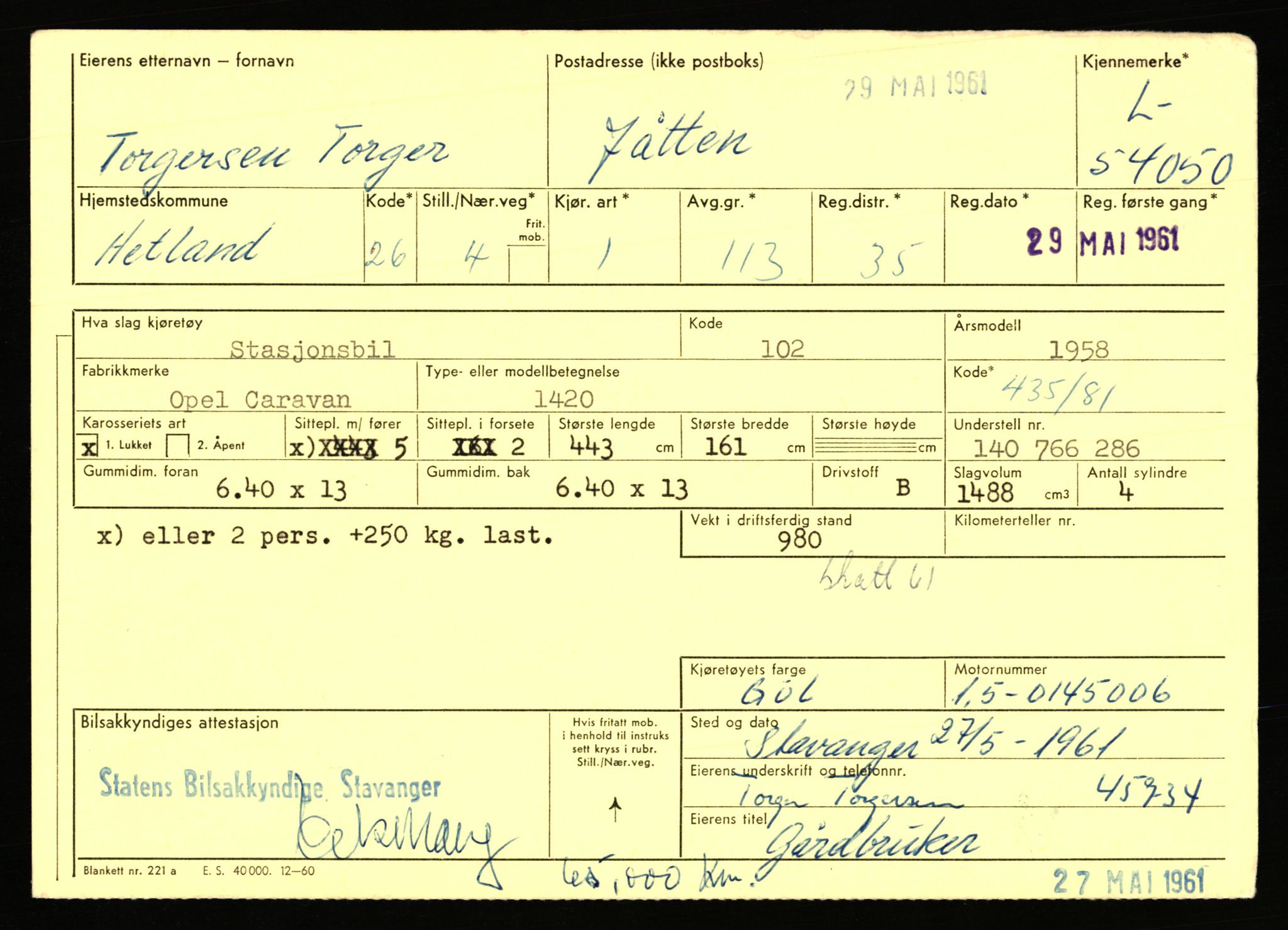 Stavanger trafikkstasjon, AV/SAST-A-101942/0/F/L0053: L-52900 - L-54199, 1930-1971, s. 2561