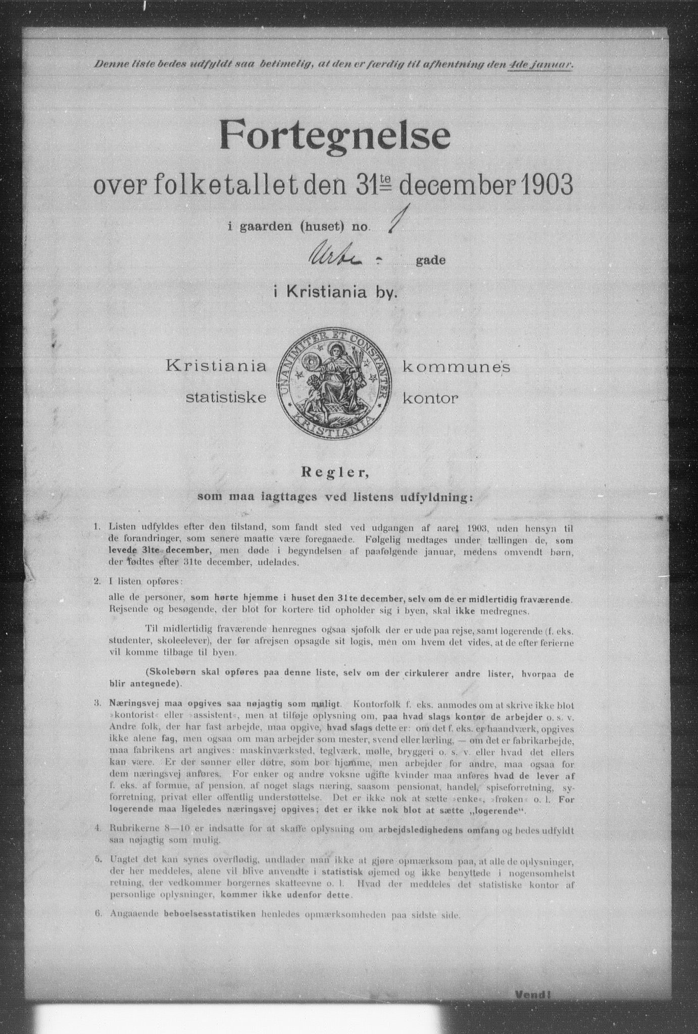 OBA, Kommunal folketelling 31.12.1903 for Kristiania kjøpstad, 1903, s. 23271