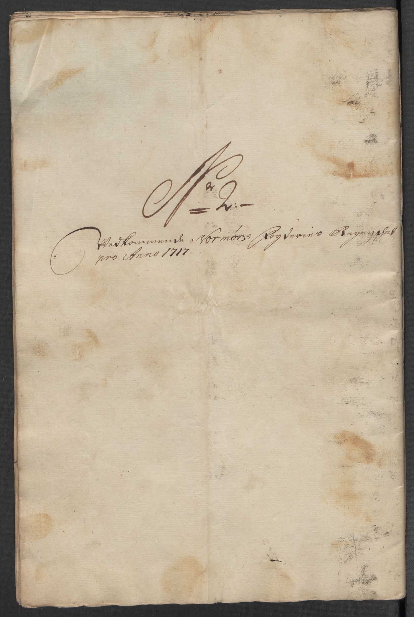 Rentekammeret inntil 1814, Reviderte regnskaper, Fogderegnskap, RA/EA-4092/R56/L3750: Fogderegnskap Nordmøre, 1717, s. 102